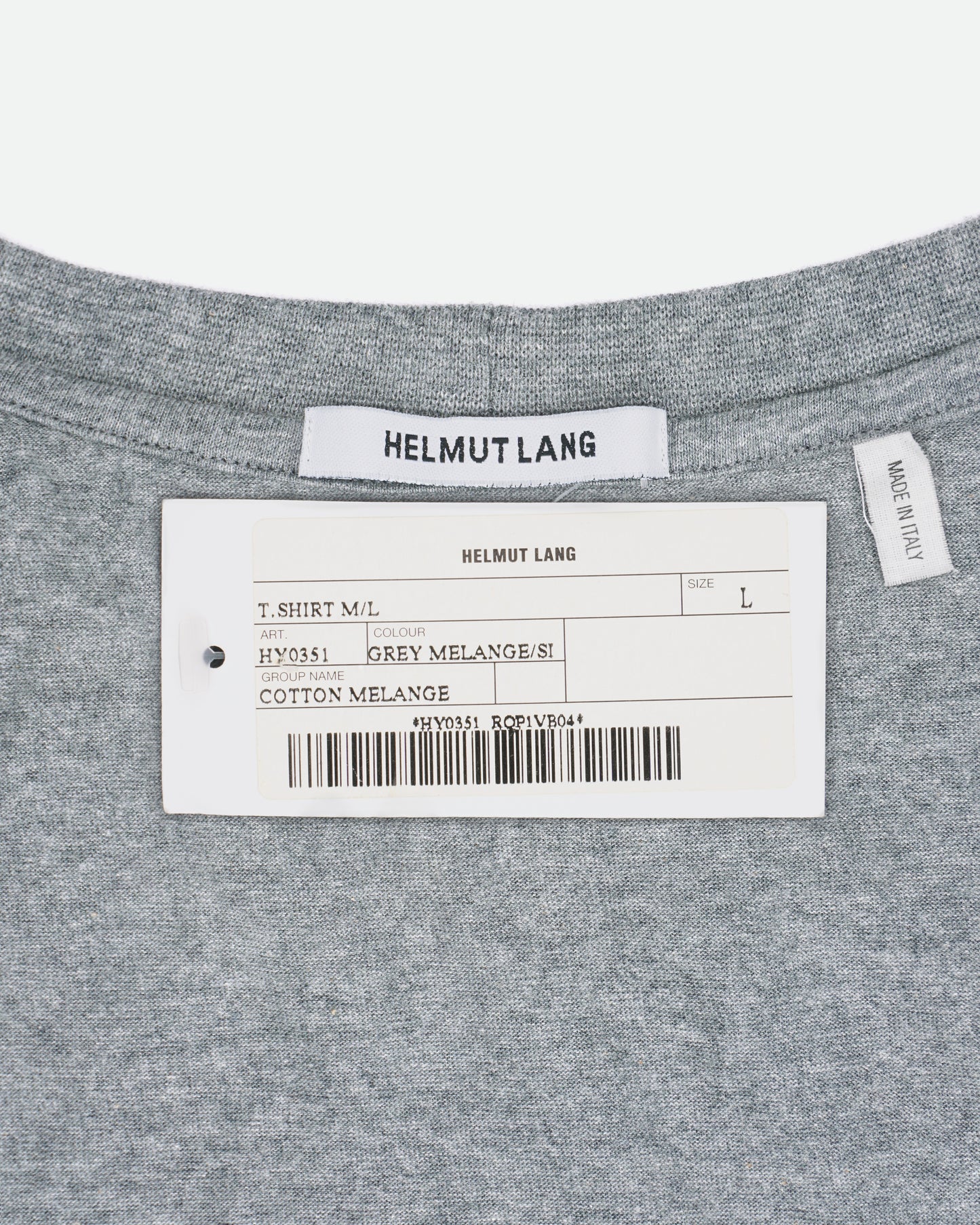 Helmut Lang 04 Backprint Logo Longsleeve