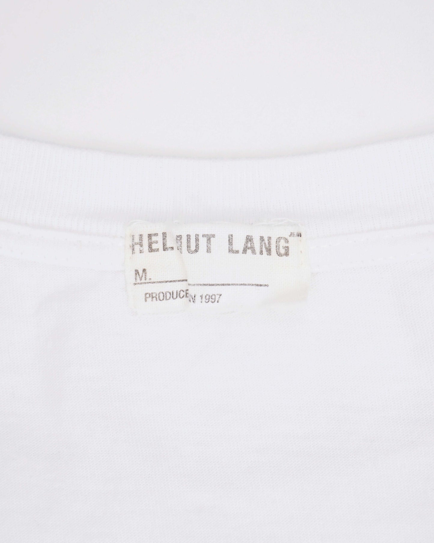 Helmut Lang 1997 Cock Ring Presse Tee