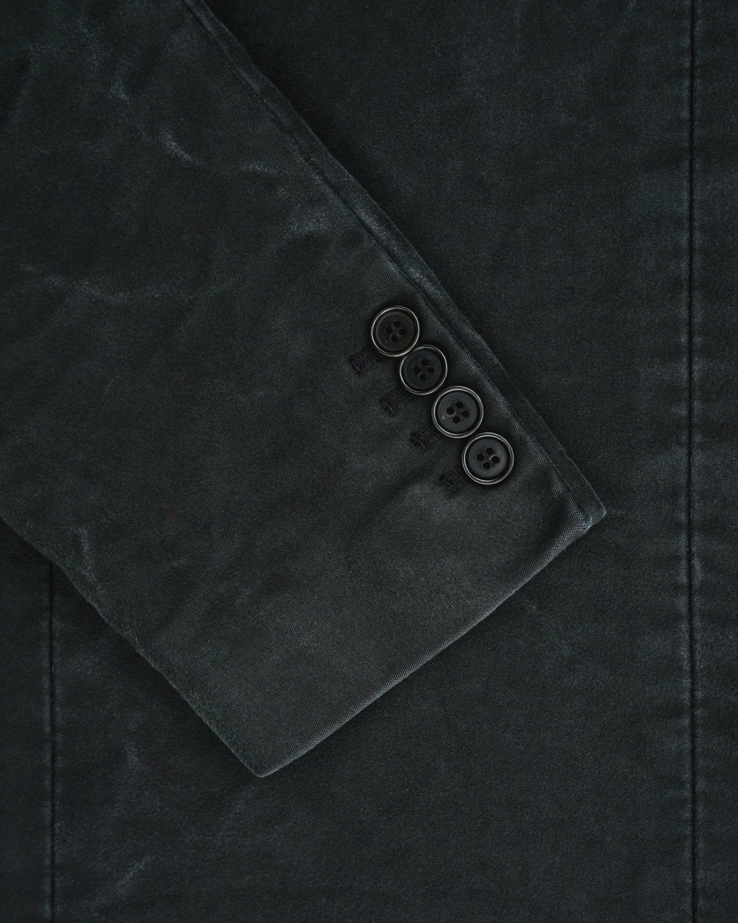 Helmut Lang 1990s Faded Peacoat