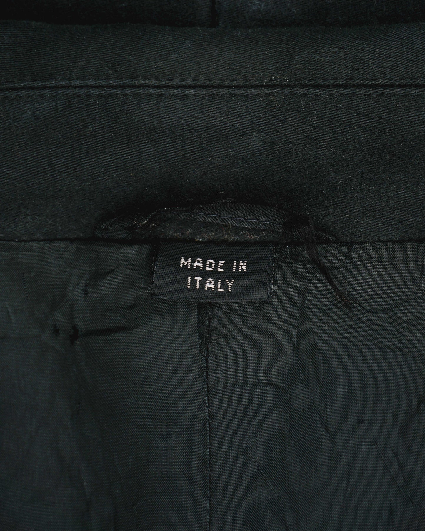 Helmut Lang 1990s Faded Moleskin Peacoat