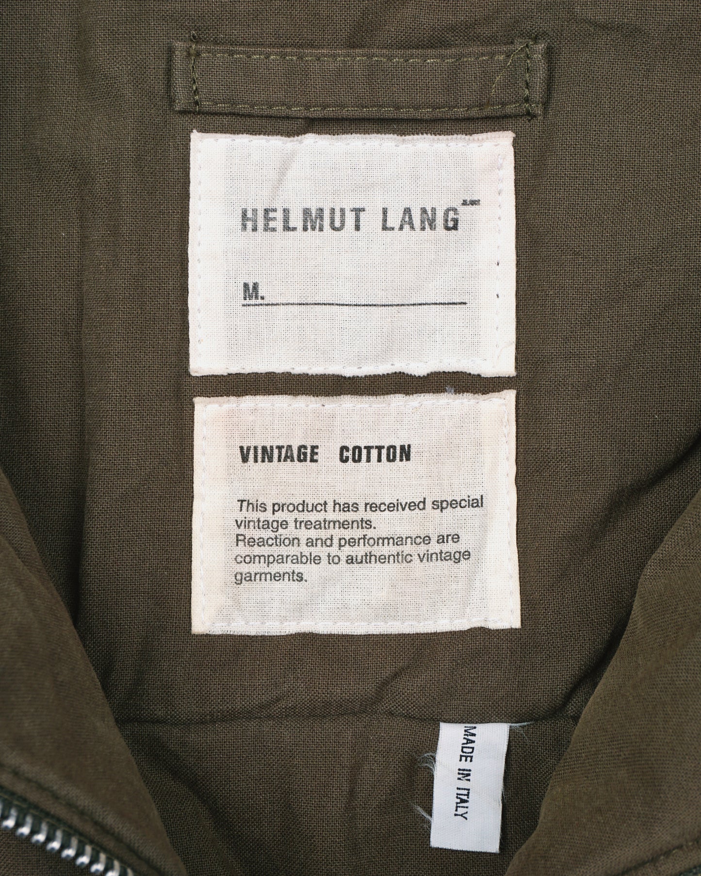 Helmut Lang AW99 Military Parka Jacket