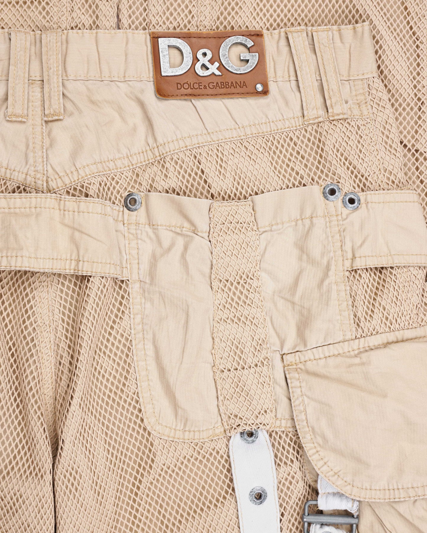 Dolce & Gabbana SS03 Net Cargo Pants