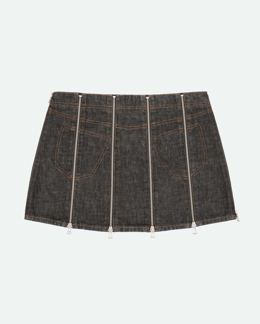 Dolce & Gabbana SS04 Multi-Zipper Denim Skirt