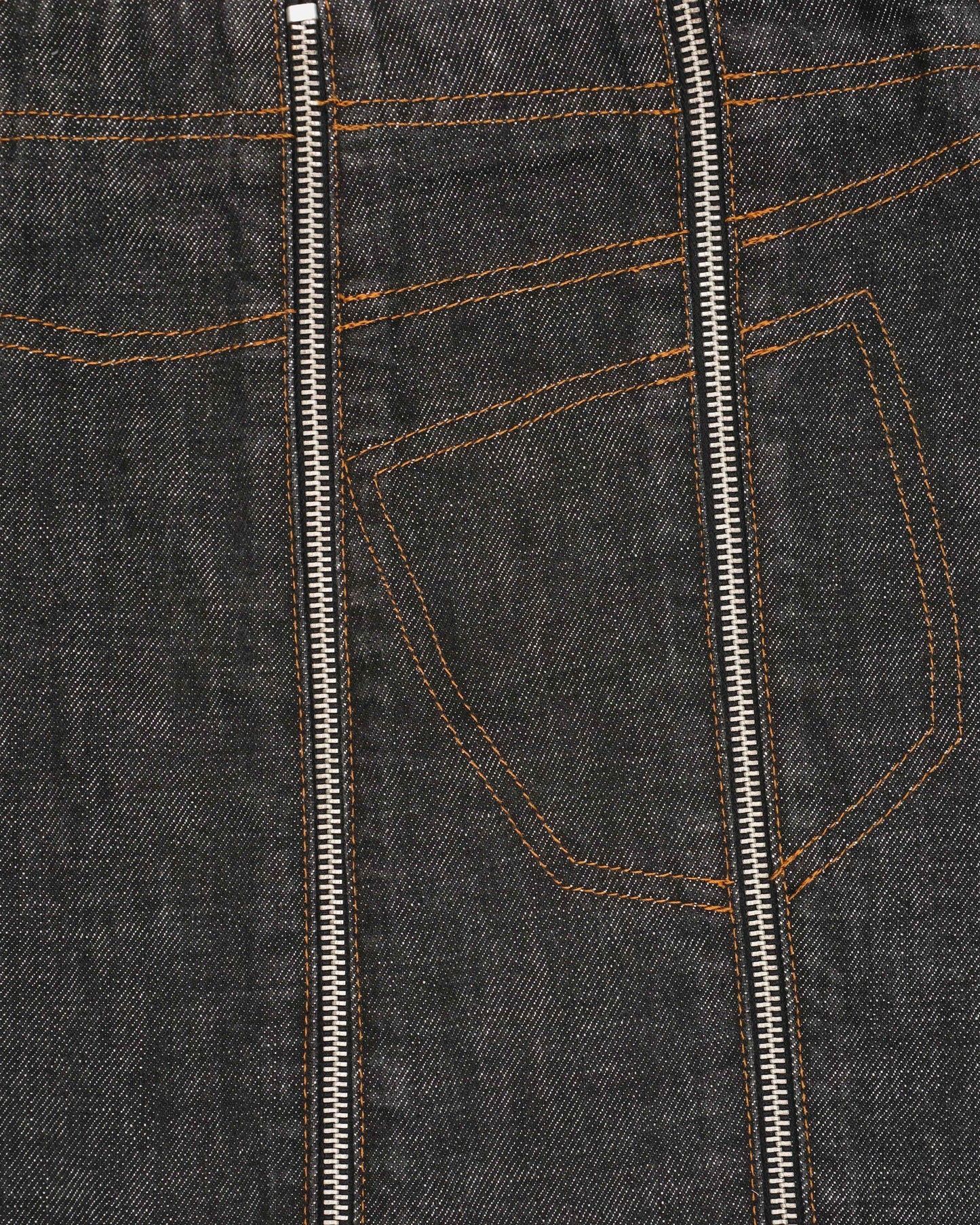 Dolce & Gabbana SS04 Multi-Zipper Denim Skirt