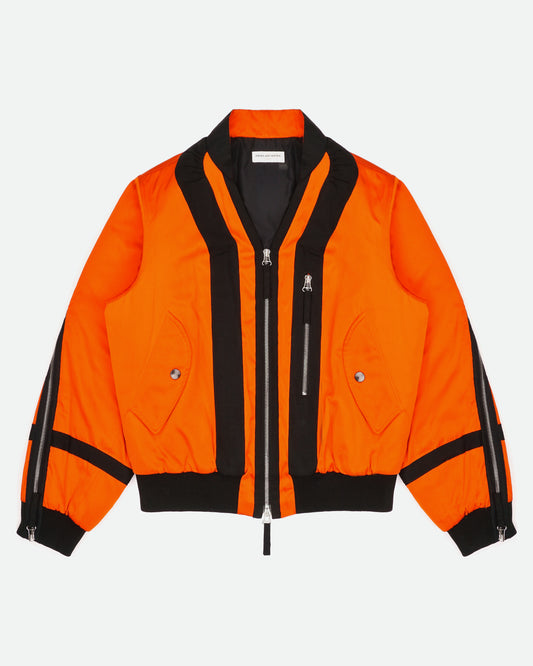 Dries van Noten AW14 Backzip Bomberjacket Orange