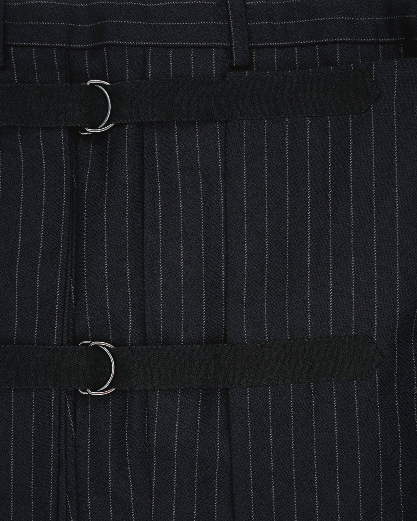 Dries van Noten AW15 Pinstripe Bondage Skirt Pants