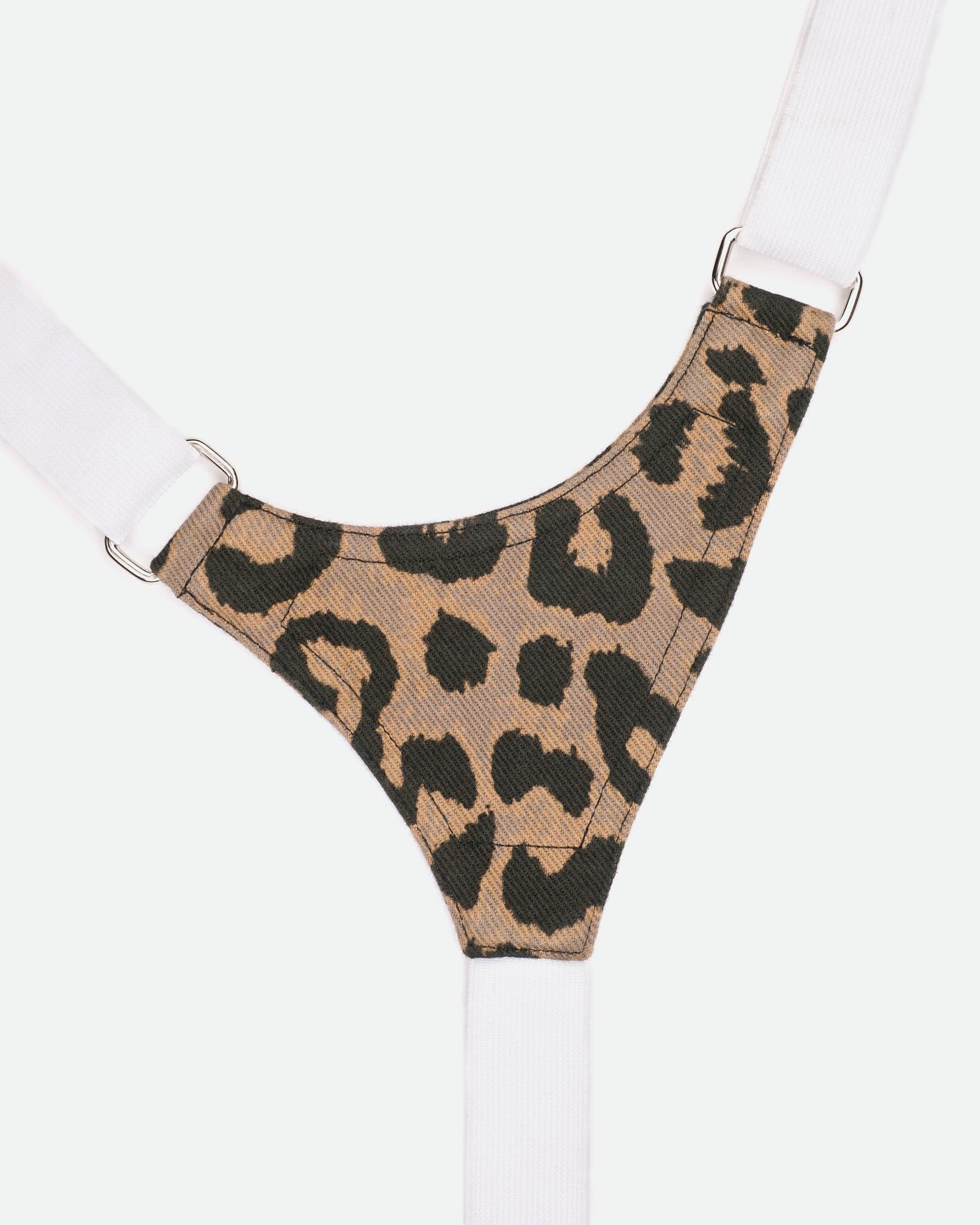 Dries van Noten SS14 Leopard Holster Suspenders