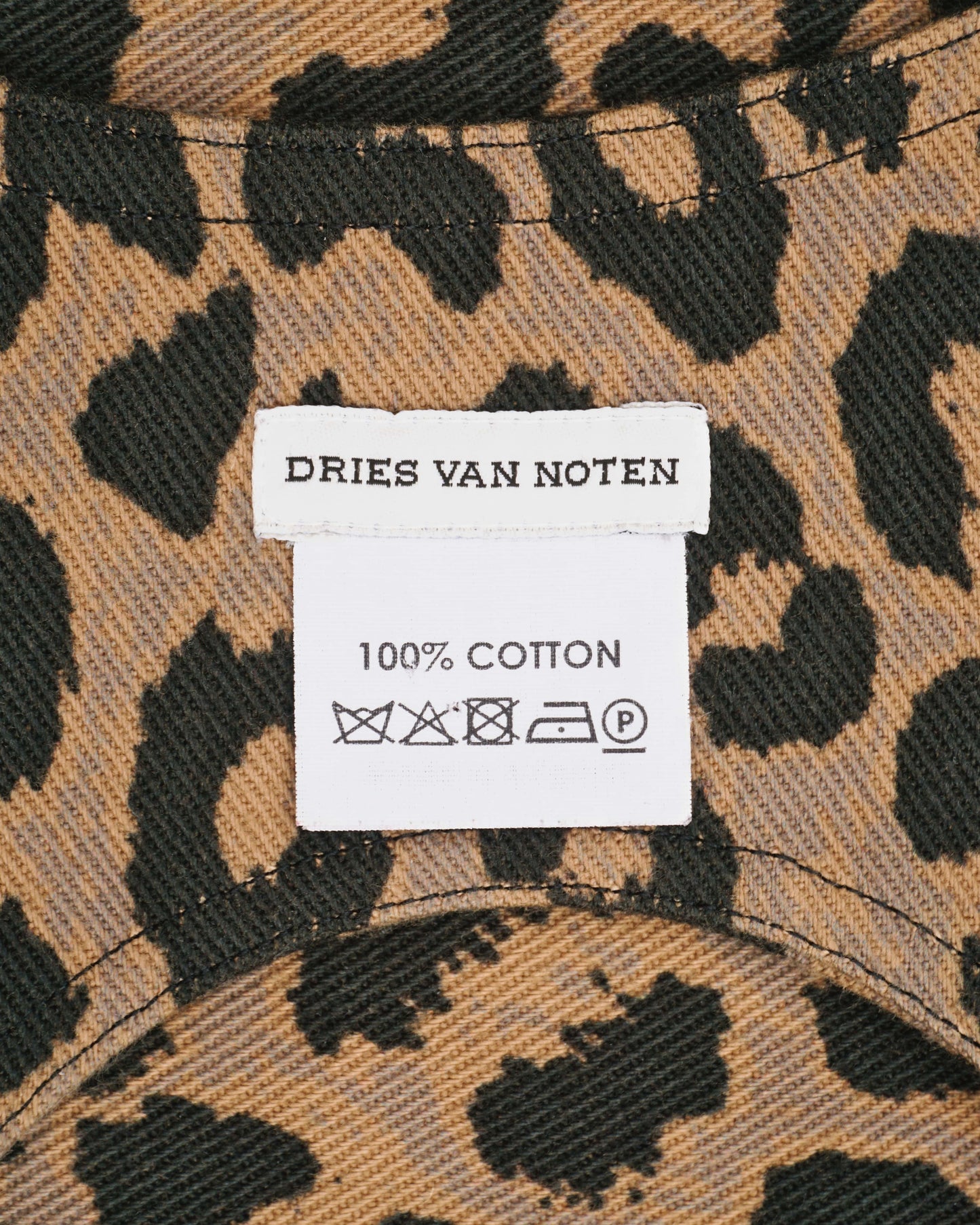Dries van Noten SS14 Leopard Holster Suspenders