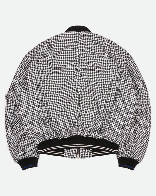 Haider Ackermann SS19 Houndstooth `Daytona´ Bomber Jacket