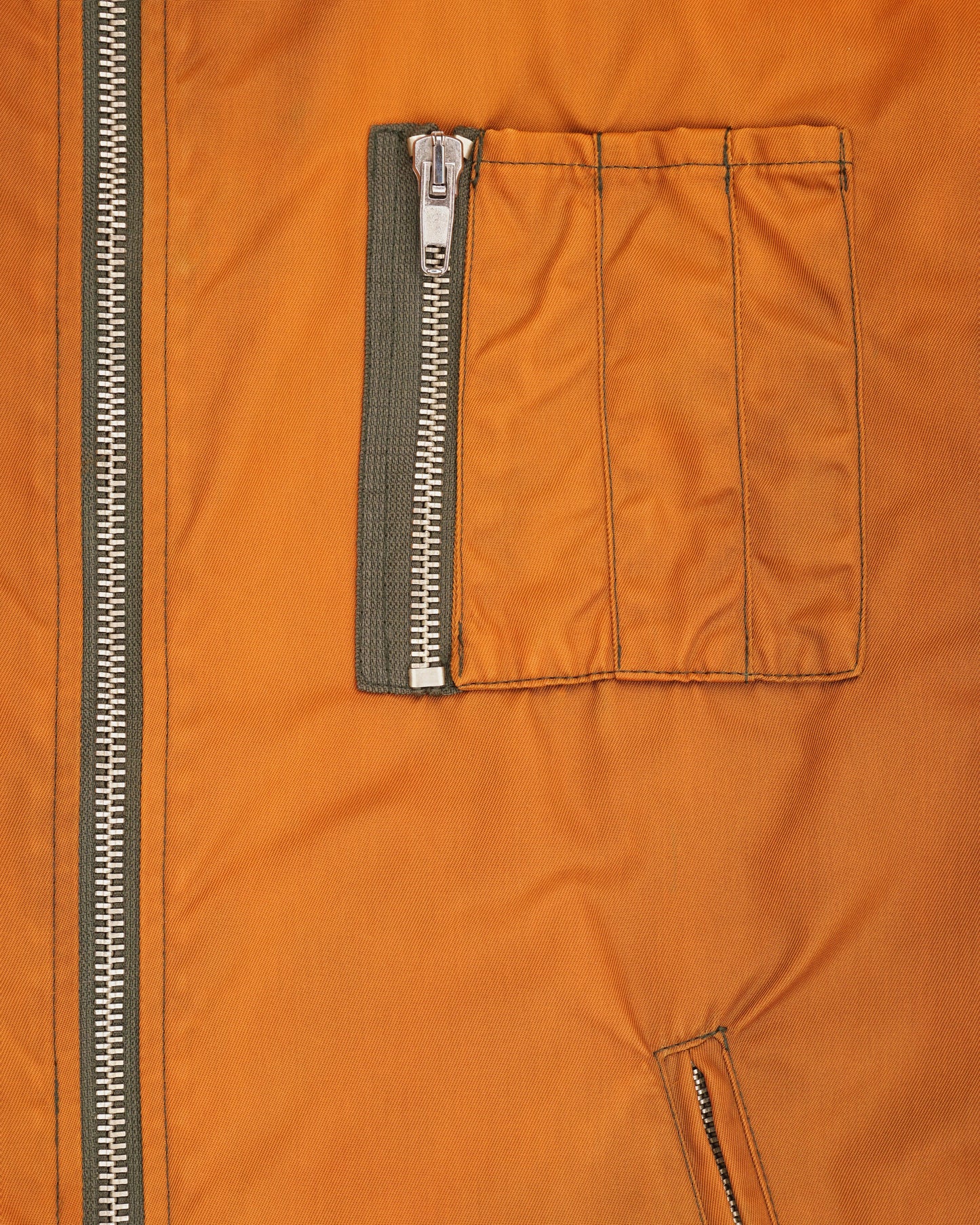 Helmut Lang SS96 Orange MA-1 Moto Jacket