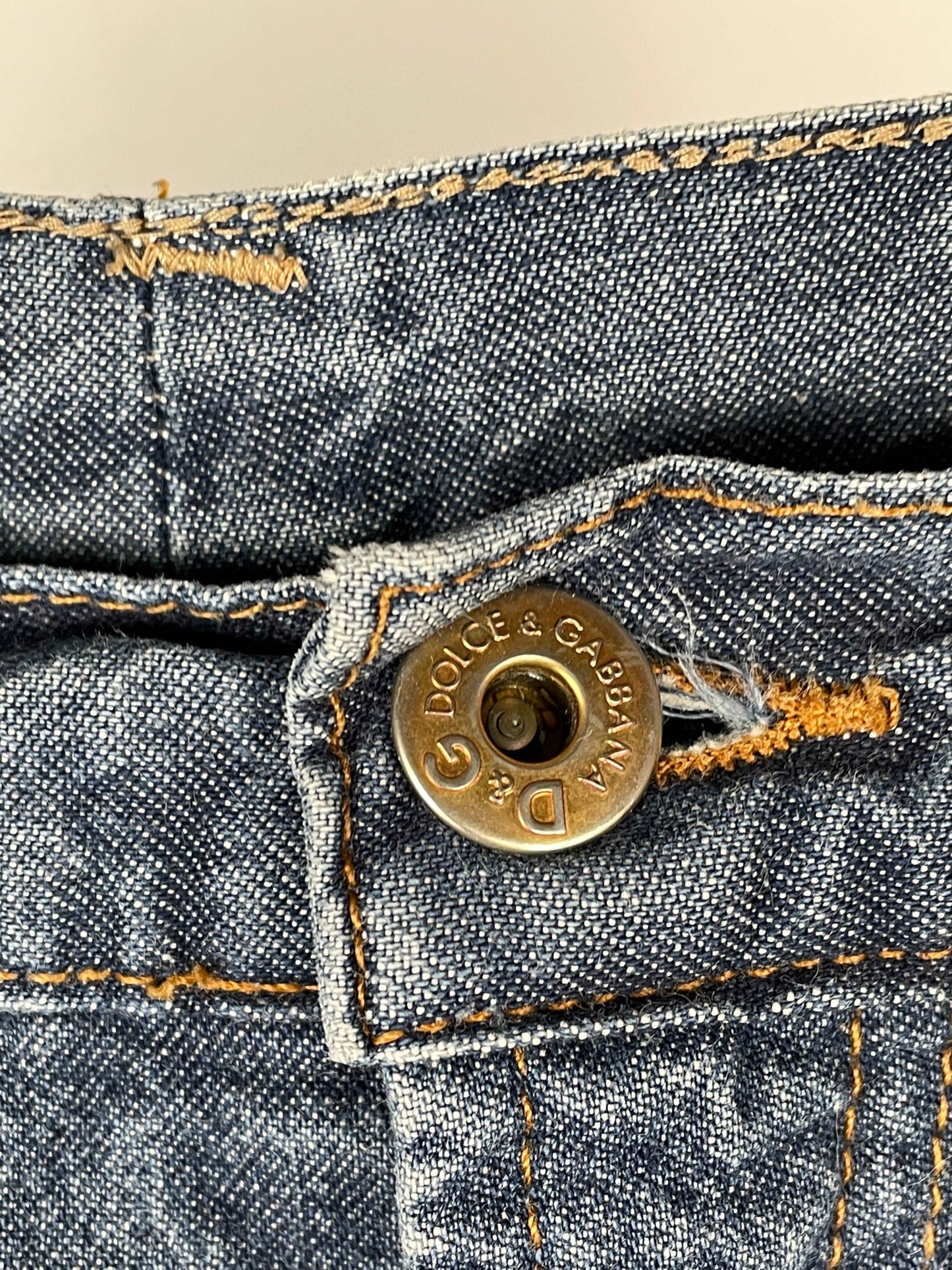 Dolce & Gabbana Flared Reconstructed Denim Jeans