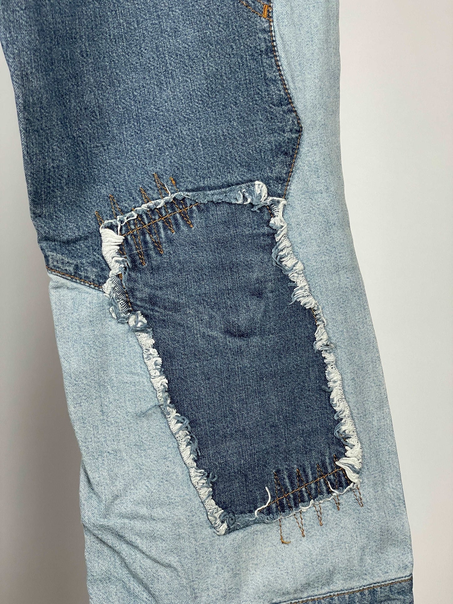 Dolce & Gabbana Flared Reconstructed Denim Jeans