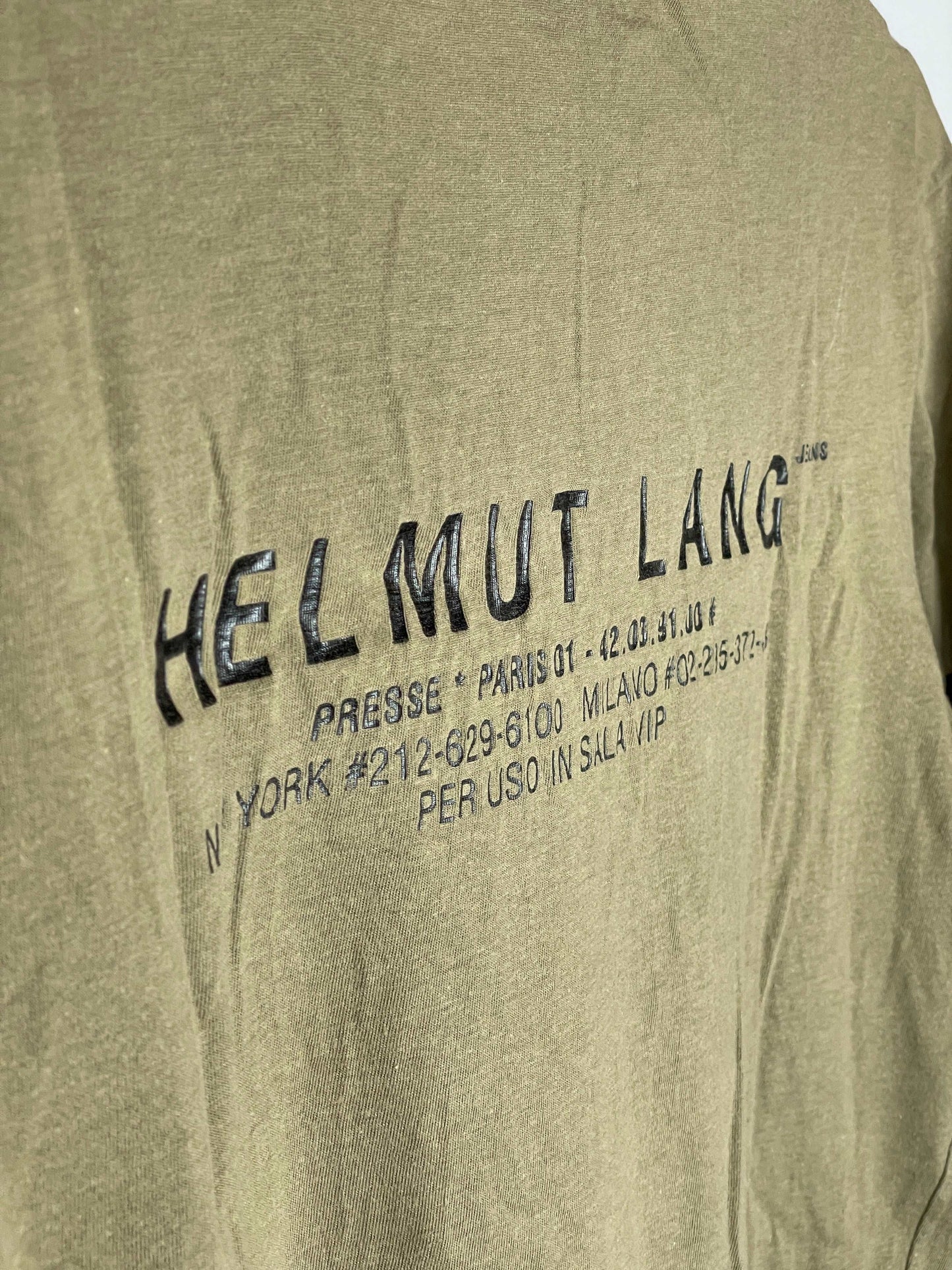 Helmut Lang 1996 Presse Tee