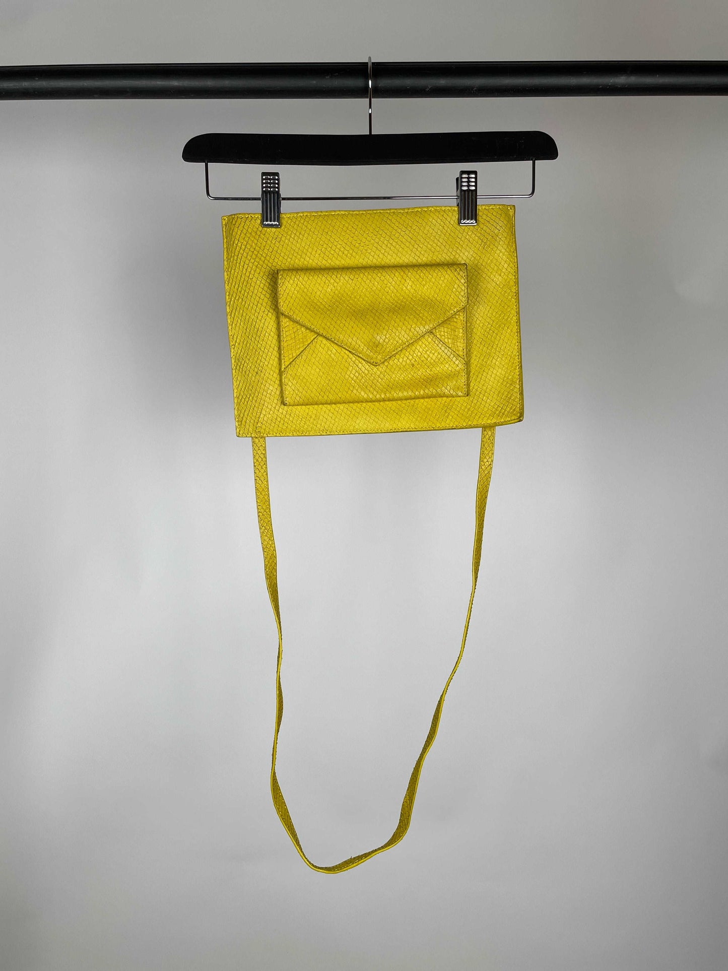 Helmut Lang Sample Fish Scale Shoulder- / Handbag