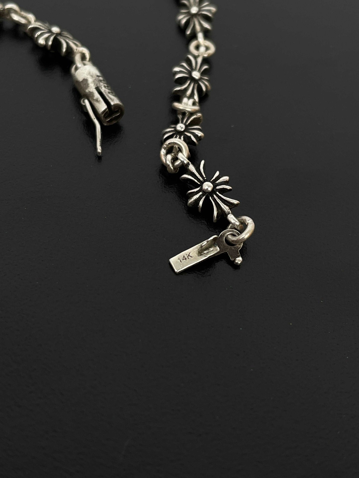 Chrome Hearts Tiny E Plus Cross Necklace