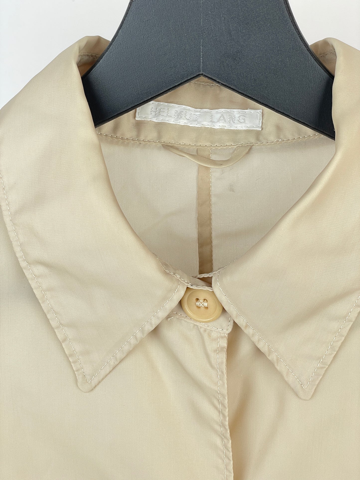 Helmut Lang SS97 Satin-Stripe Shirt Jacket