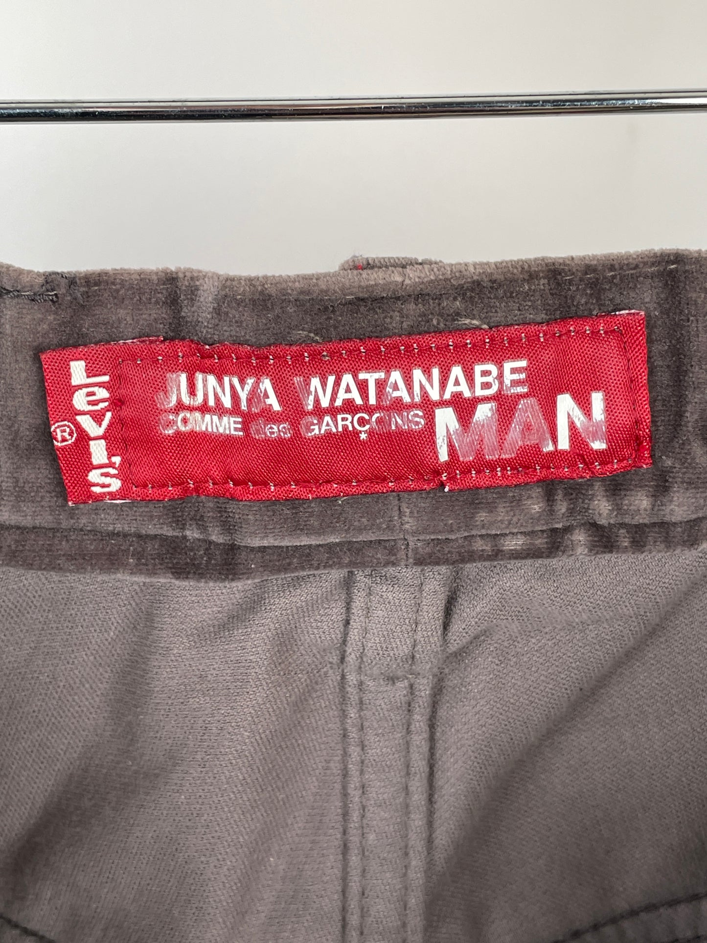 Junya Watanabe for Comme des Garçons x Levis AD2002 Bootcut Velour Pants