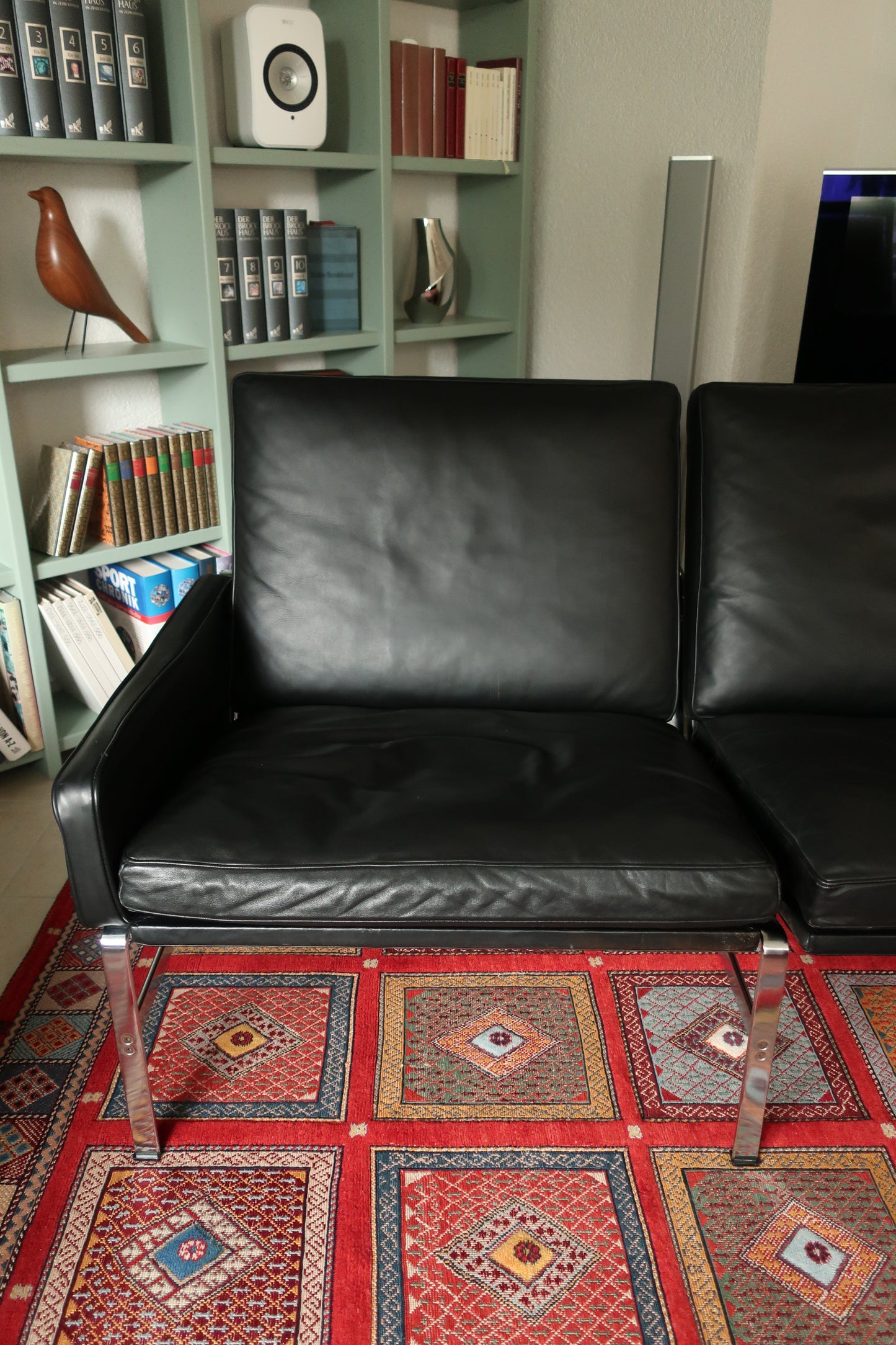 Kill International 1960s FK 6722 Jorgen Kastholm & Preben Fabricius Sofa