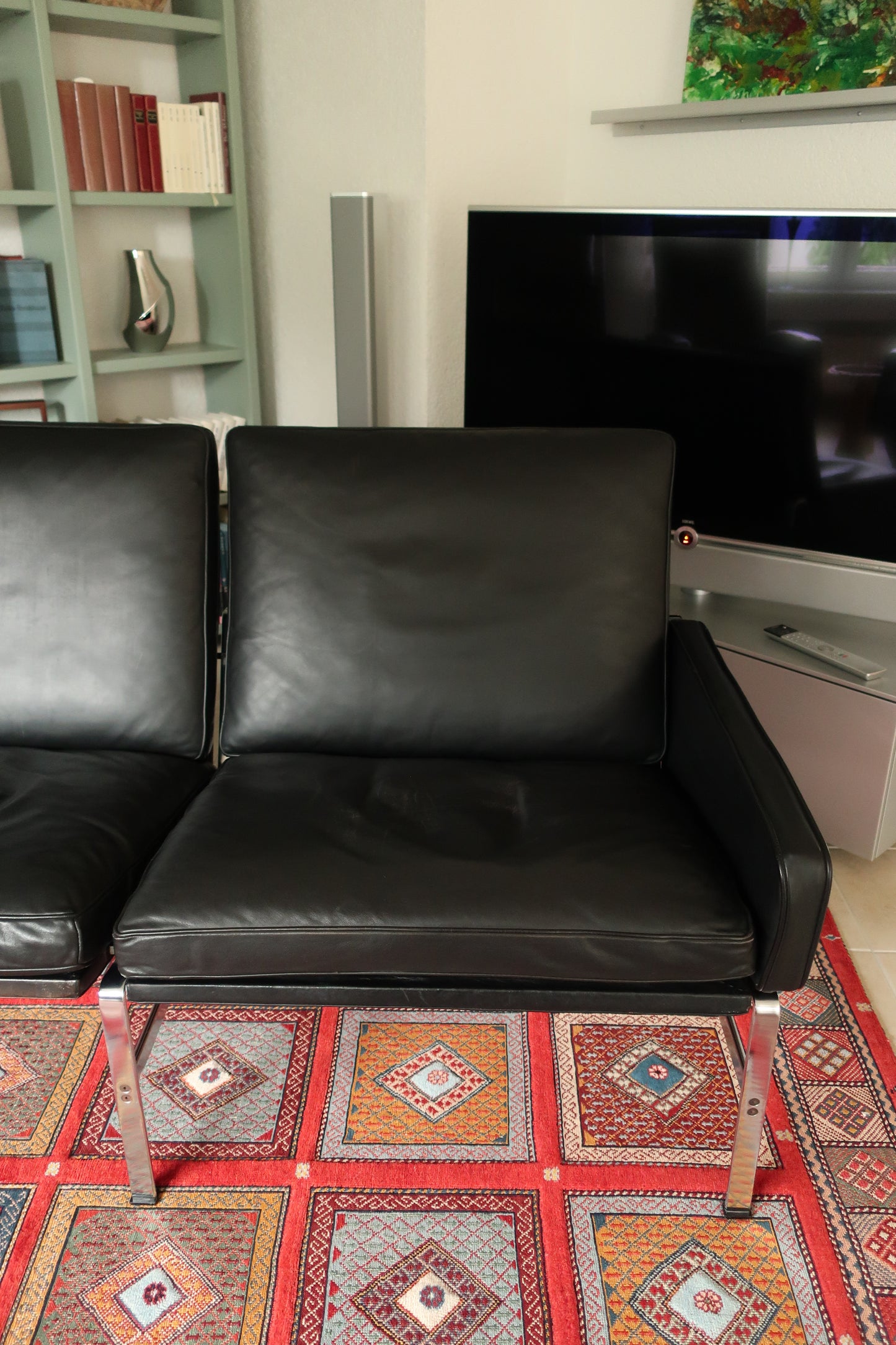 Kill International 1960s FK 6722 Jorgen Kastholm & Preben Fabricius Sofa