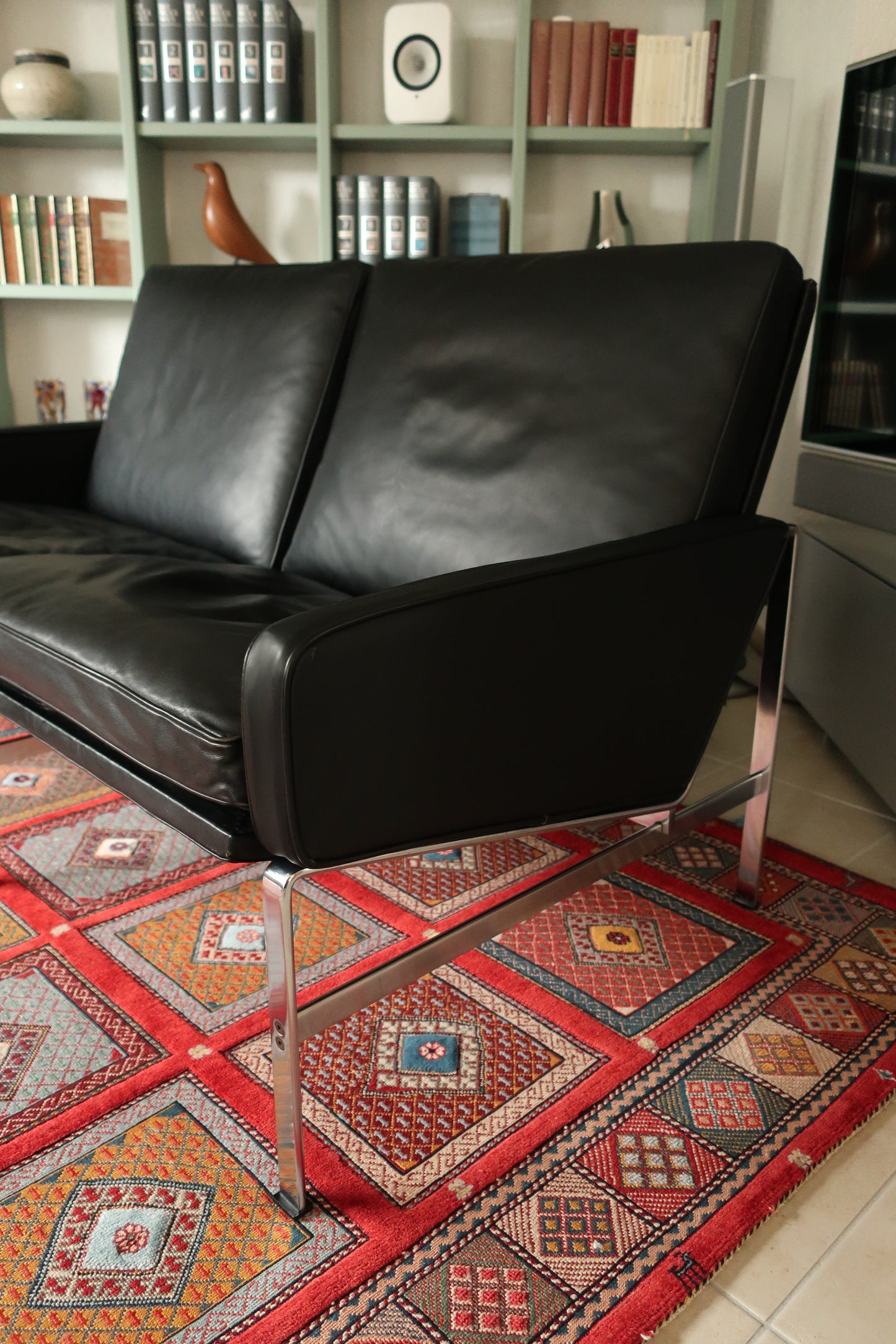 Kill International 1960s FK 6722 Jorgen Kastholm & Preben Fabricius Sofa