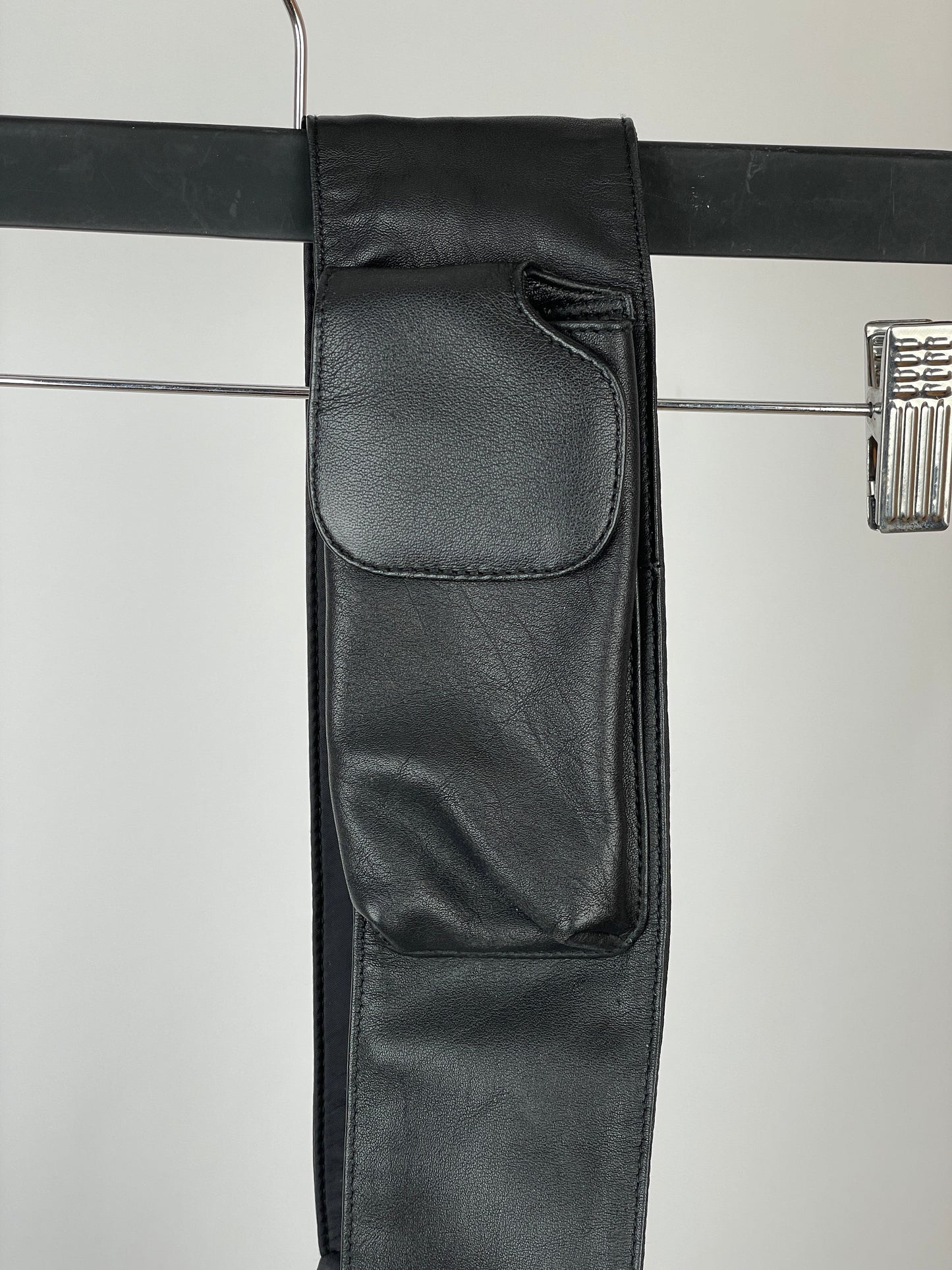 Prada 2000s Leather Crossbody Messenger Bag