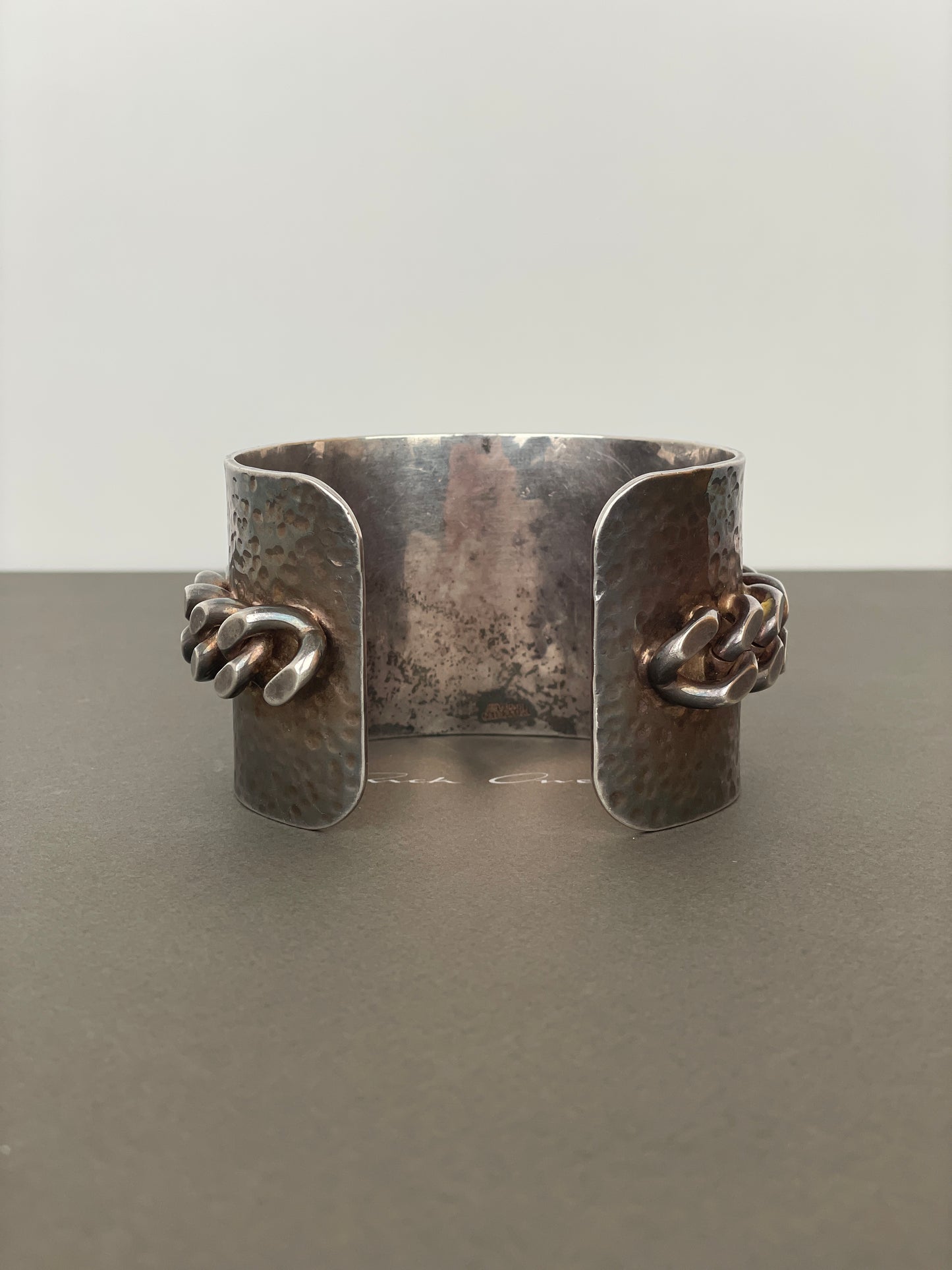 Jean Paul Gaultier 90s Cuban Link Bangle / Cuff