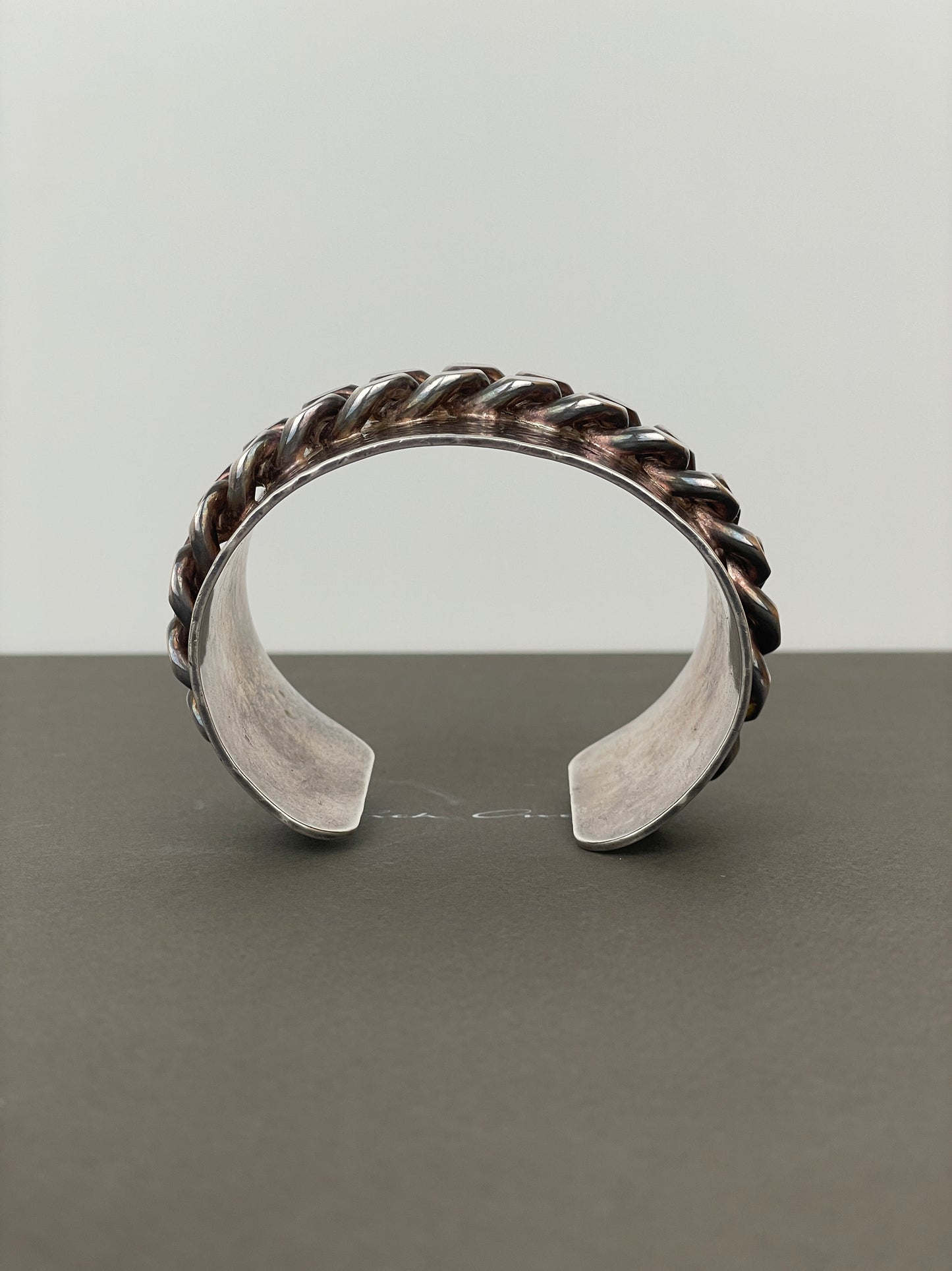 Jean Paul Gaultier 90s Cuban Link Bangle / Cuff