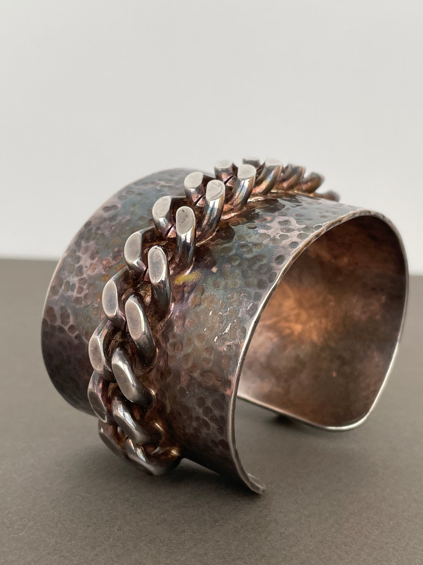Jean Paul Gaultier 90s Cuban Link Bangle / Cuff