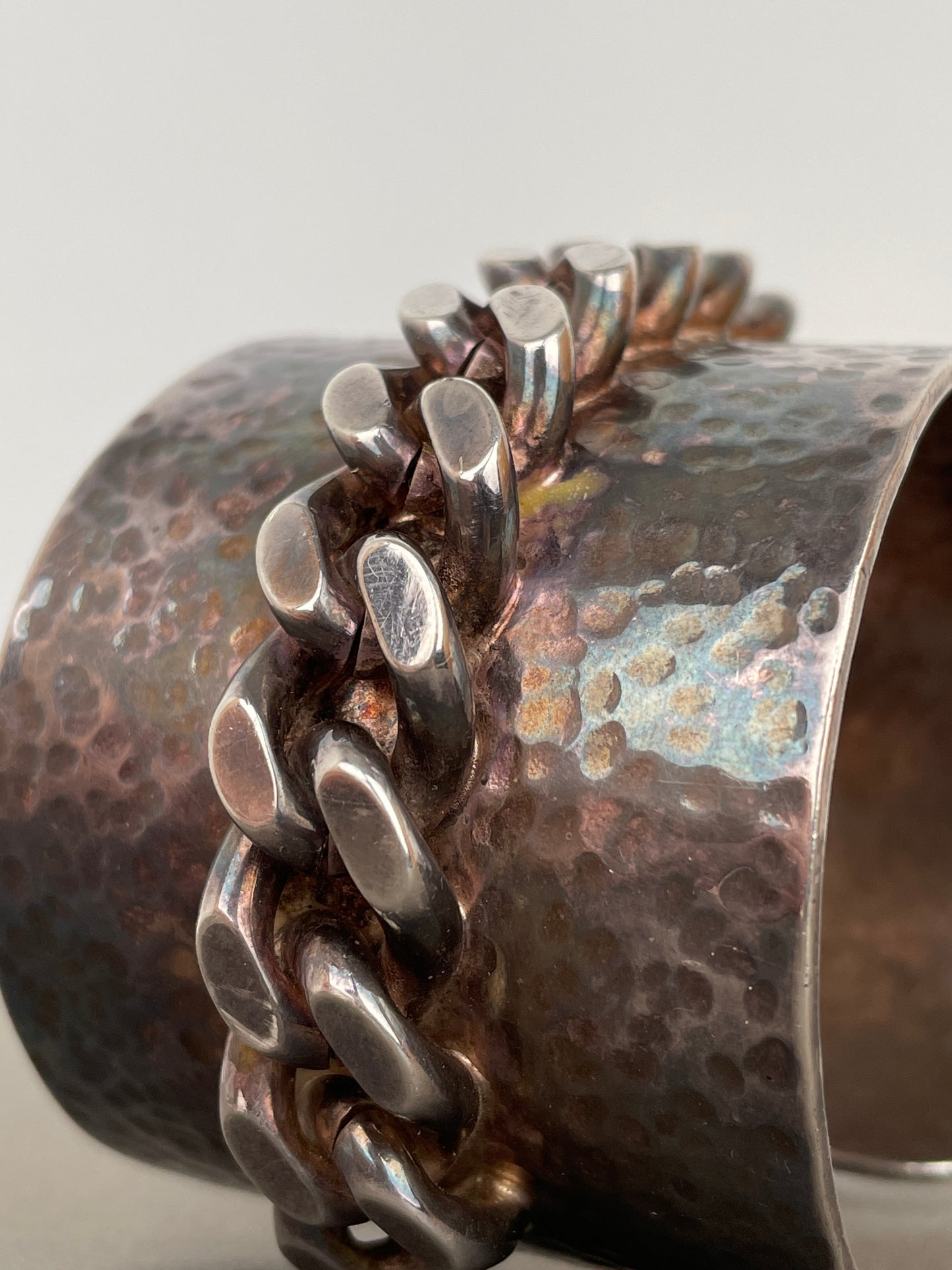 Jean Paul Gaultier 90s Cuban Link Bangle / Cuff