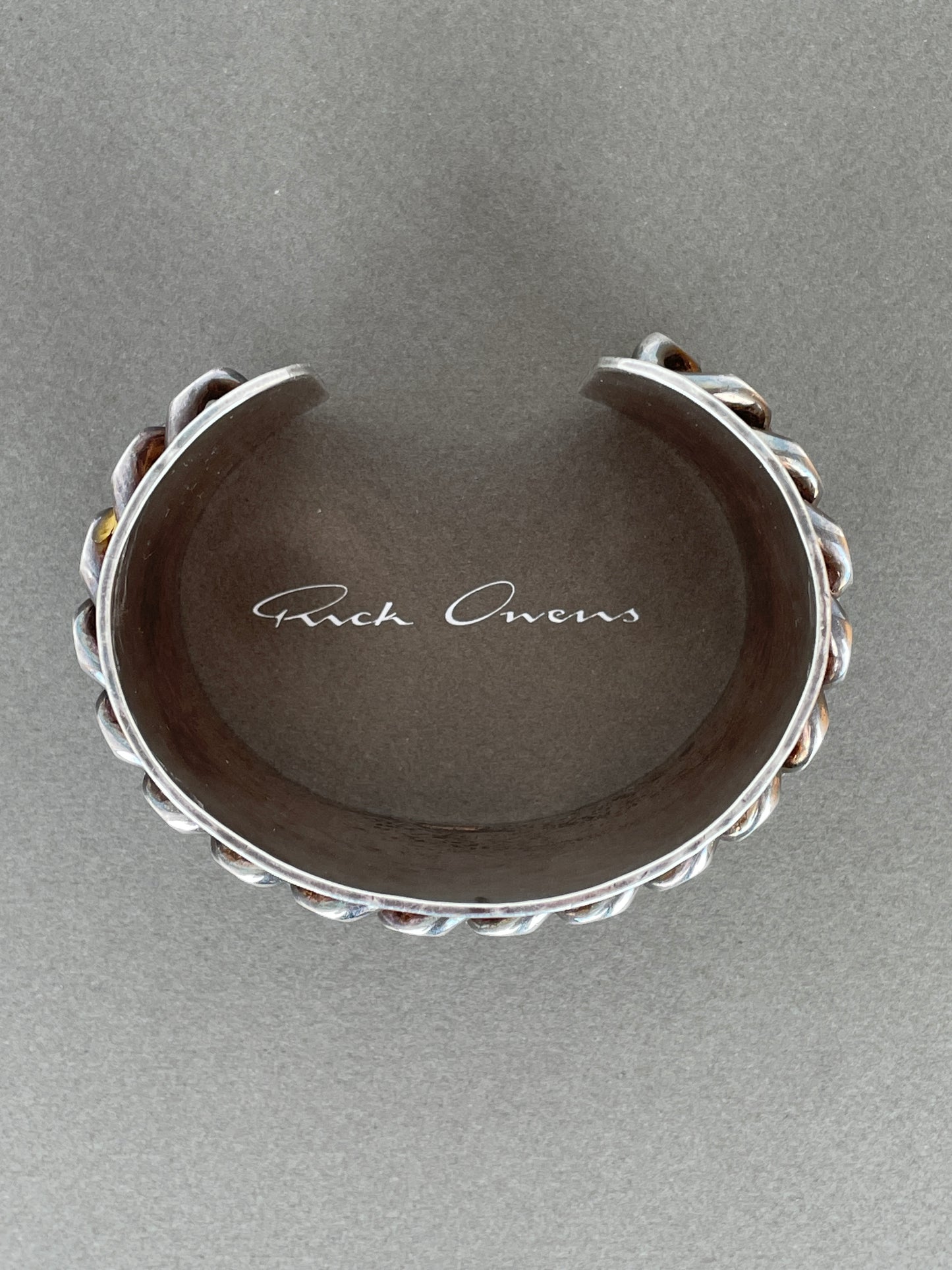 Jean Paul Gaultier 90s Cuban Link Bangle / Cuff
