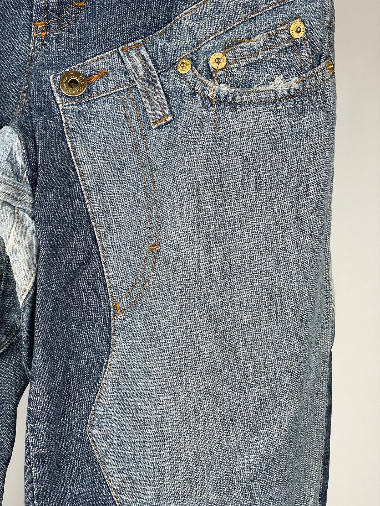 Dolce & Gabbana Reconstructed Jeans