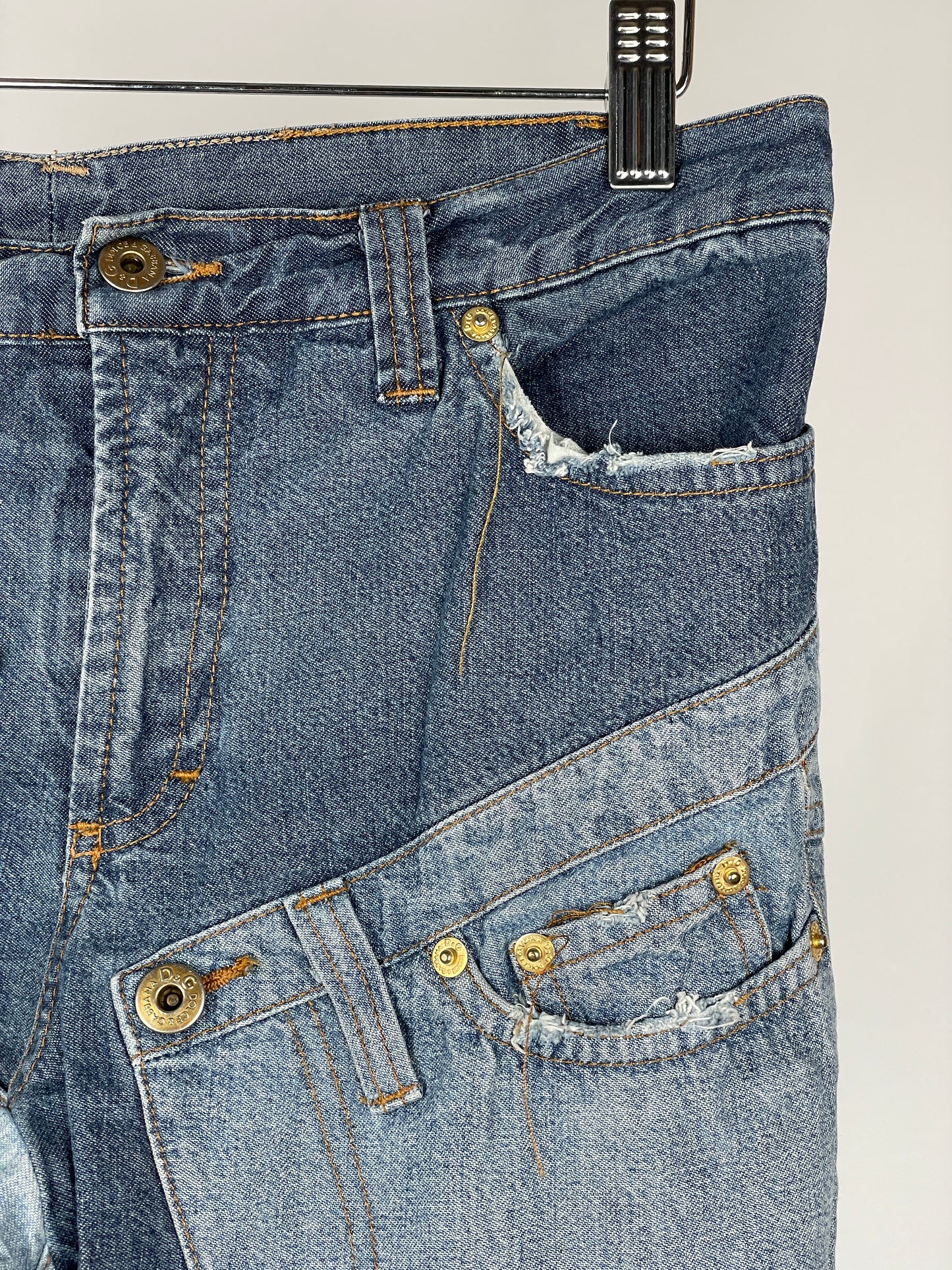 Dolce & Gabbana Reconstructed Jeans