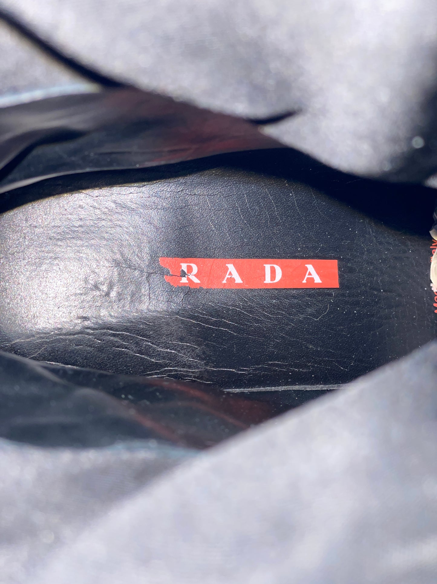 Prada AW99 Square Toe Vibram Combat Boots