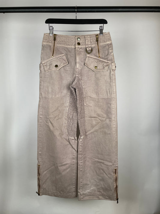 Dolce & Gabbana Horse Rider Cargo Pants Beige