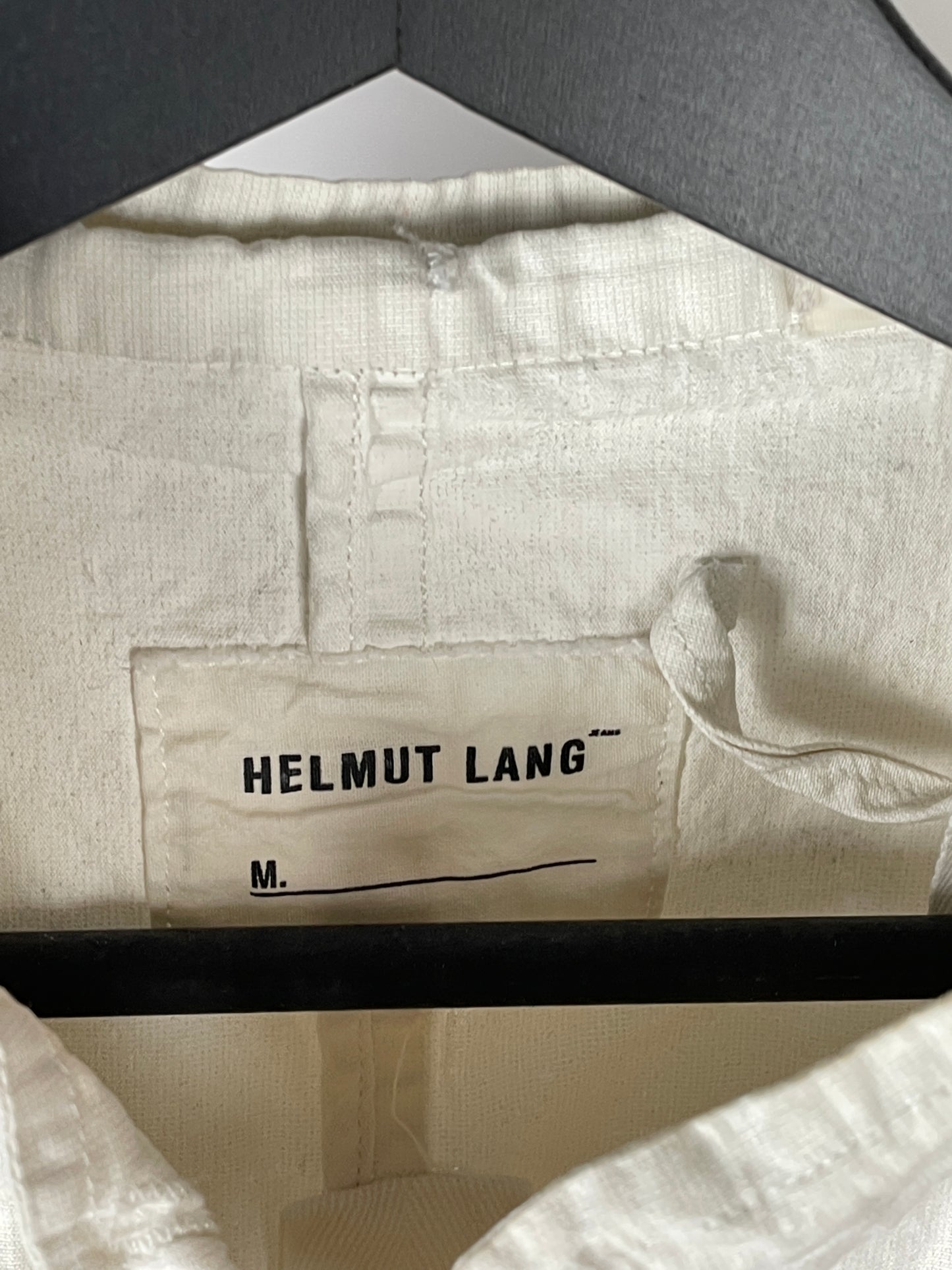 Helmut Lang Astro Coat White