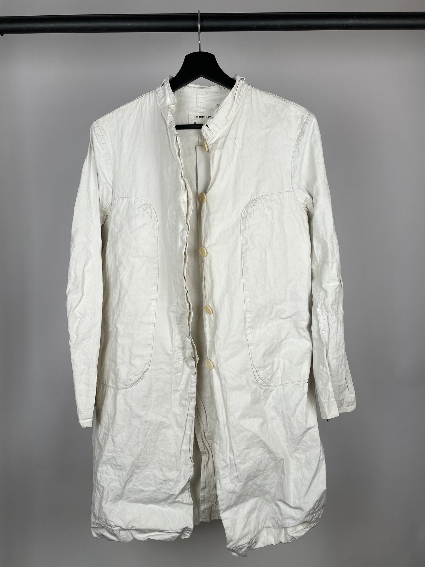 Helmut Lang Astro Coat White