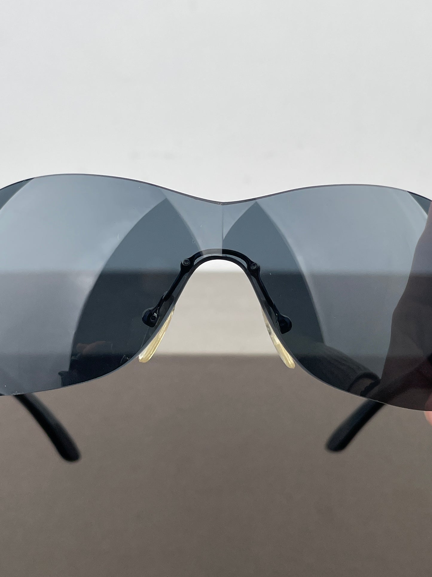Prada SS04 ‘SPR72G’ Star Wrap Mask Shield Sunglasses