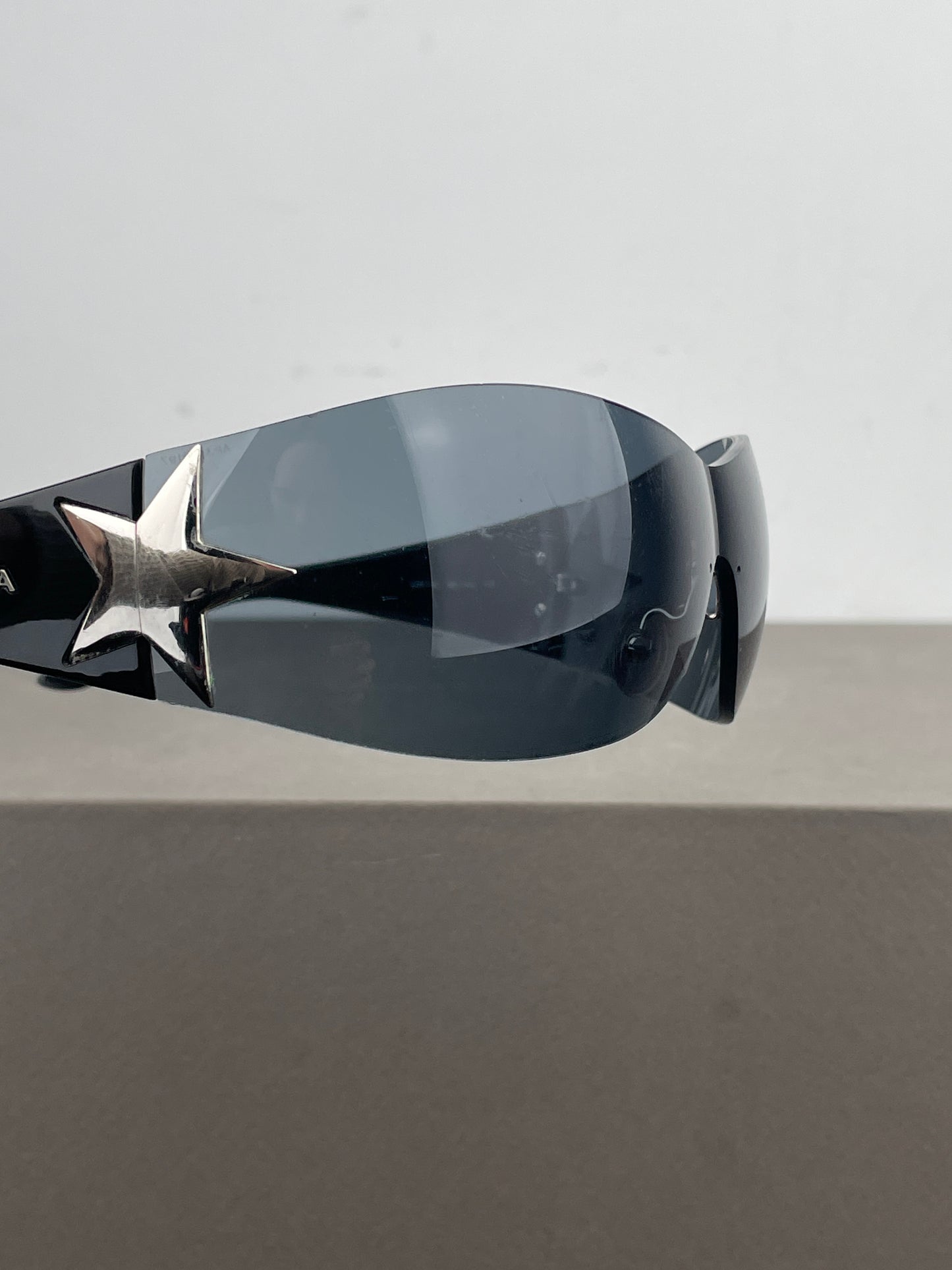 Prada SS04 ‘SPR72G’ Star Wrap Mask Shield Sunglasses