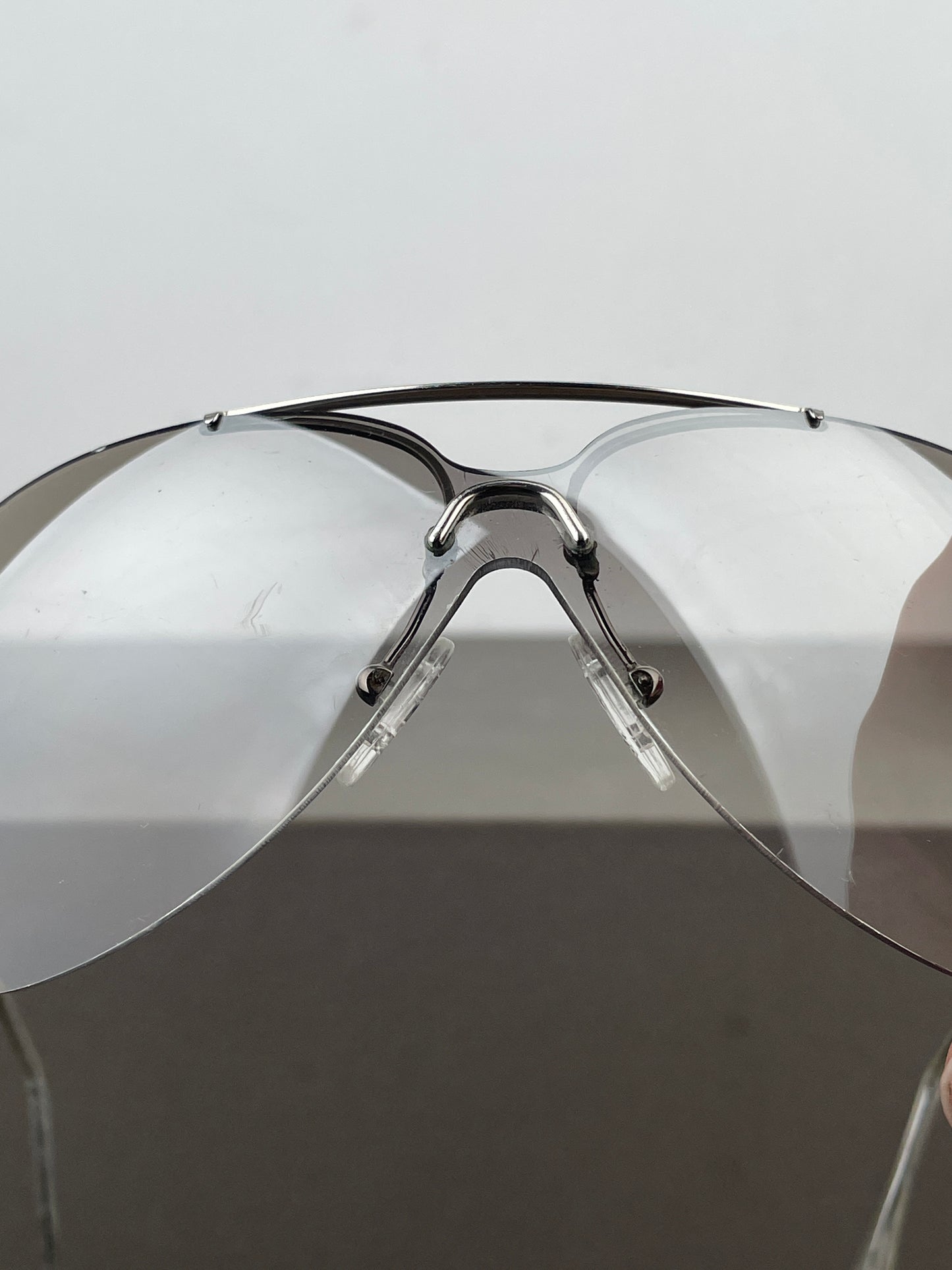 Dior by Galliano 2000s ‘Aviator’ Wrap Mask Shield Sunglasses