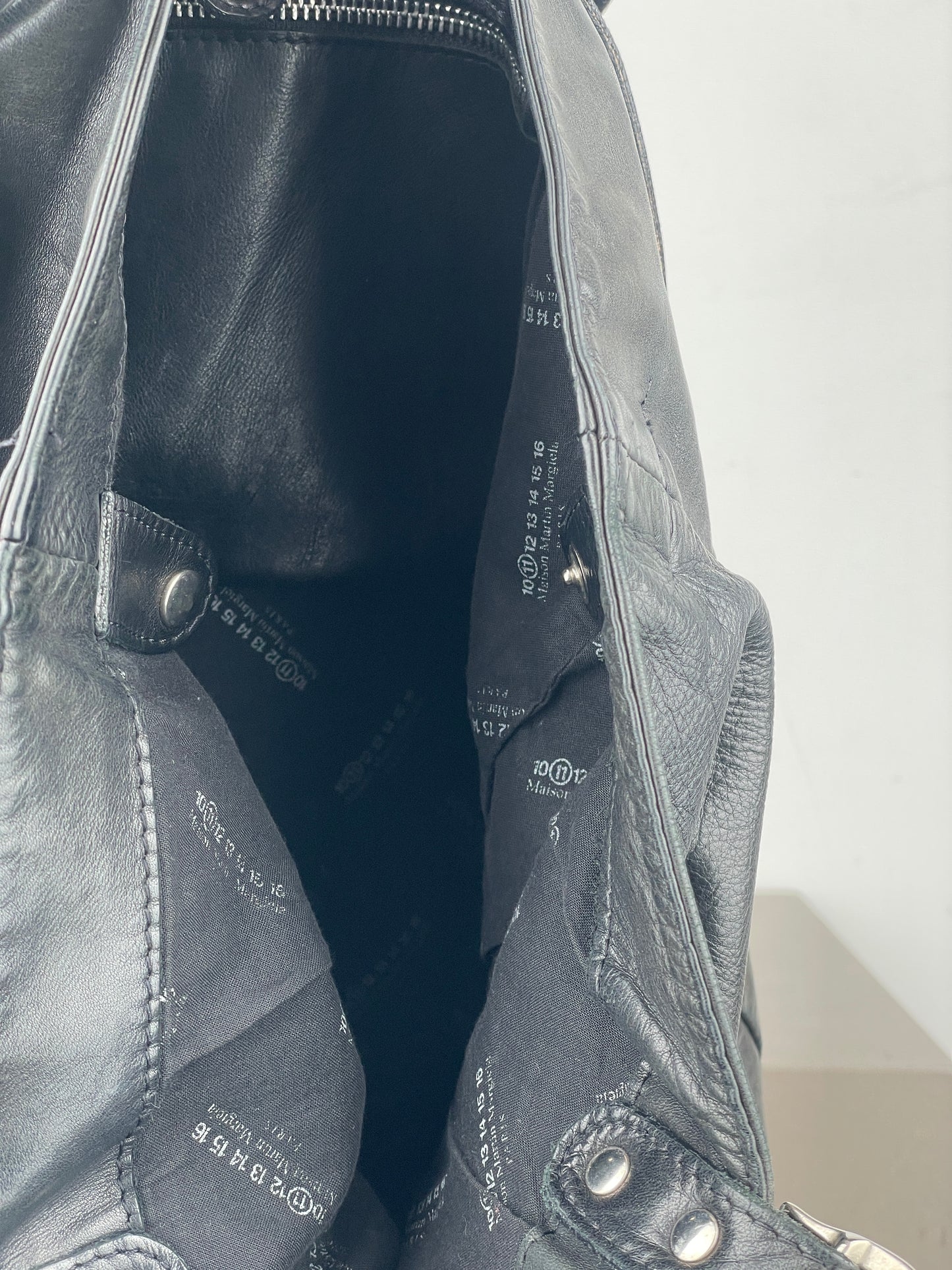 Maison Margiela Leather Shopper Tote Bag