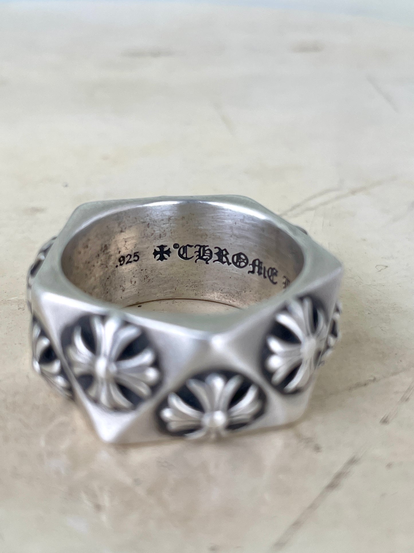 Chrome Hearts Pentagon Plus Ring