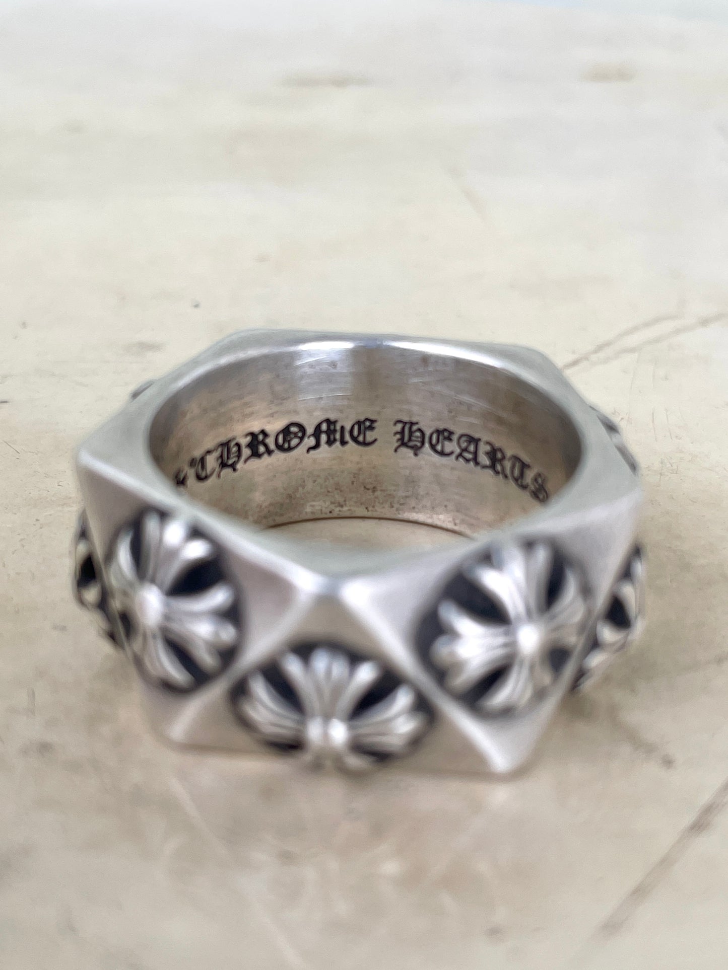 Chrome Hearts Pentagon Plus Ring