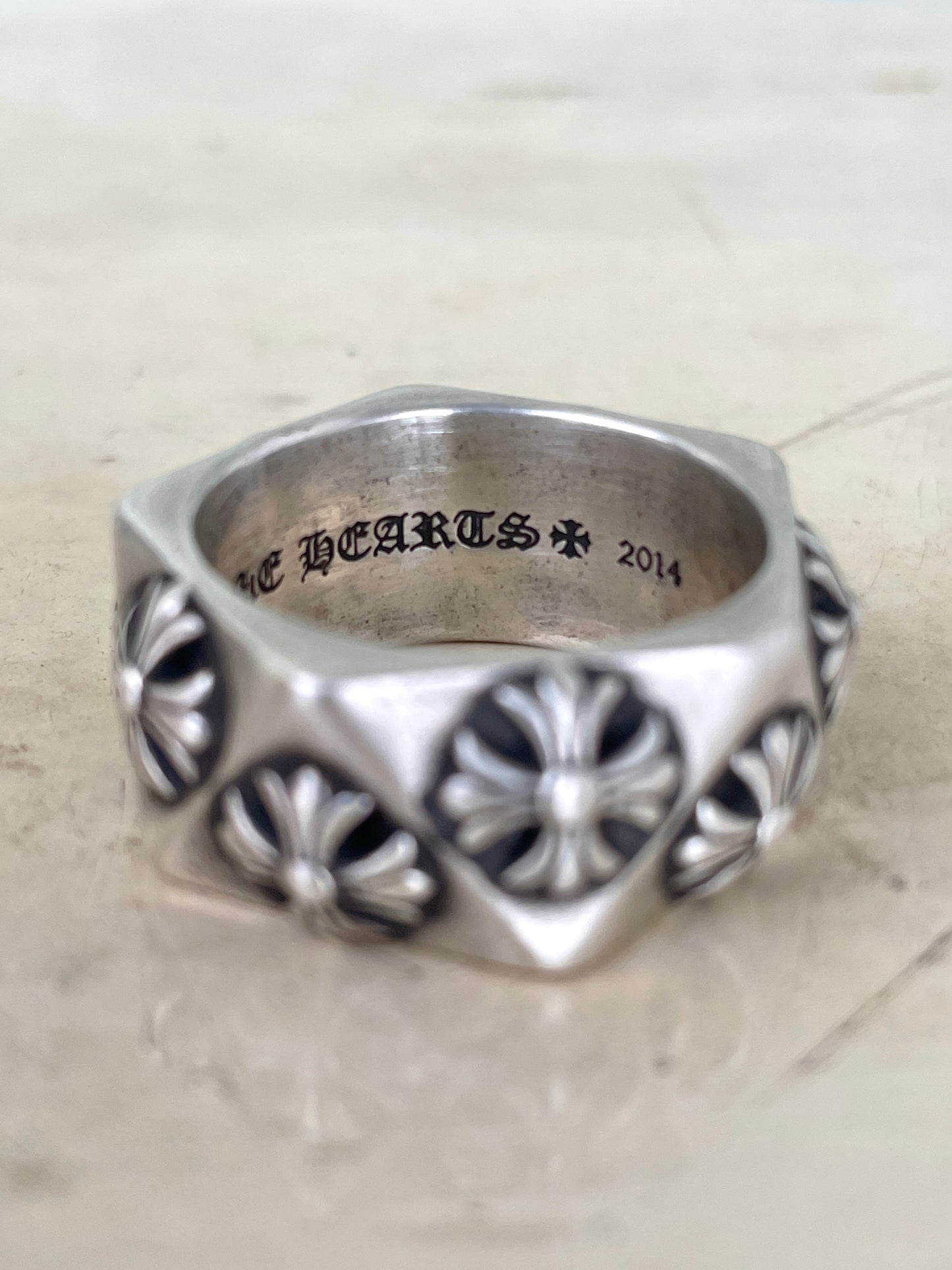Chrome Hearts Pentagon Plus Ring