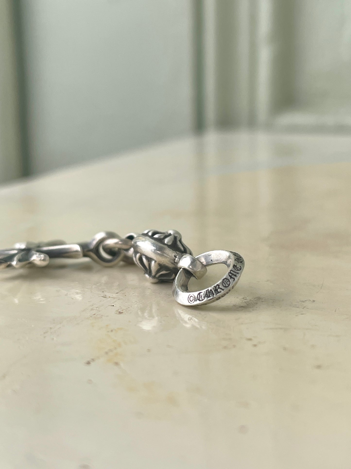Chrome Hearts Tiny Cross Crossball Pendant