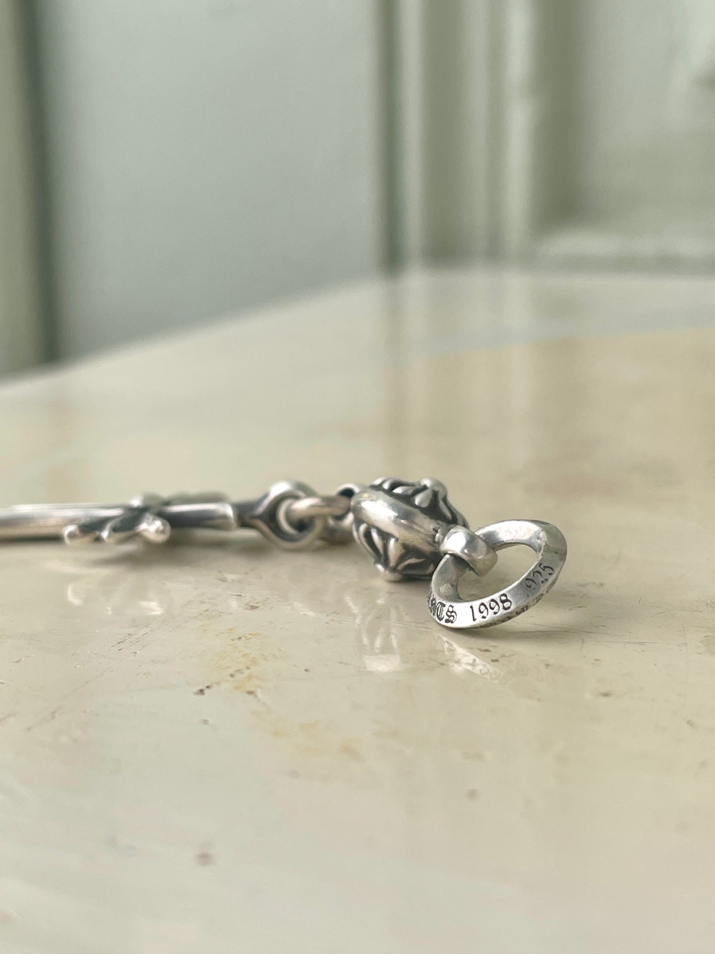 Chrome Hearts Tiny Cross Crossball Pendant