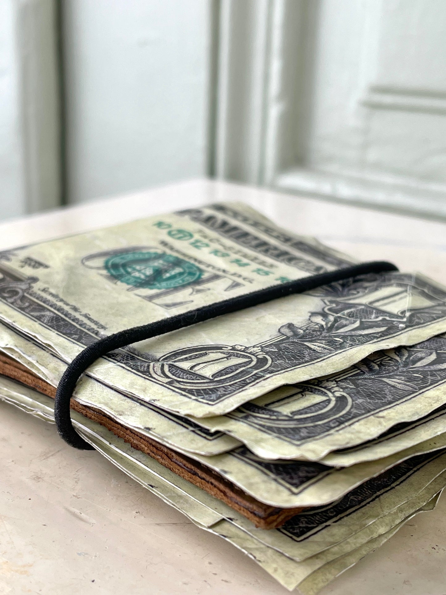 Maison Margiela SS08 Artisanal `$11 Dollar Bills´ Bifold Wallet