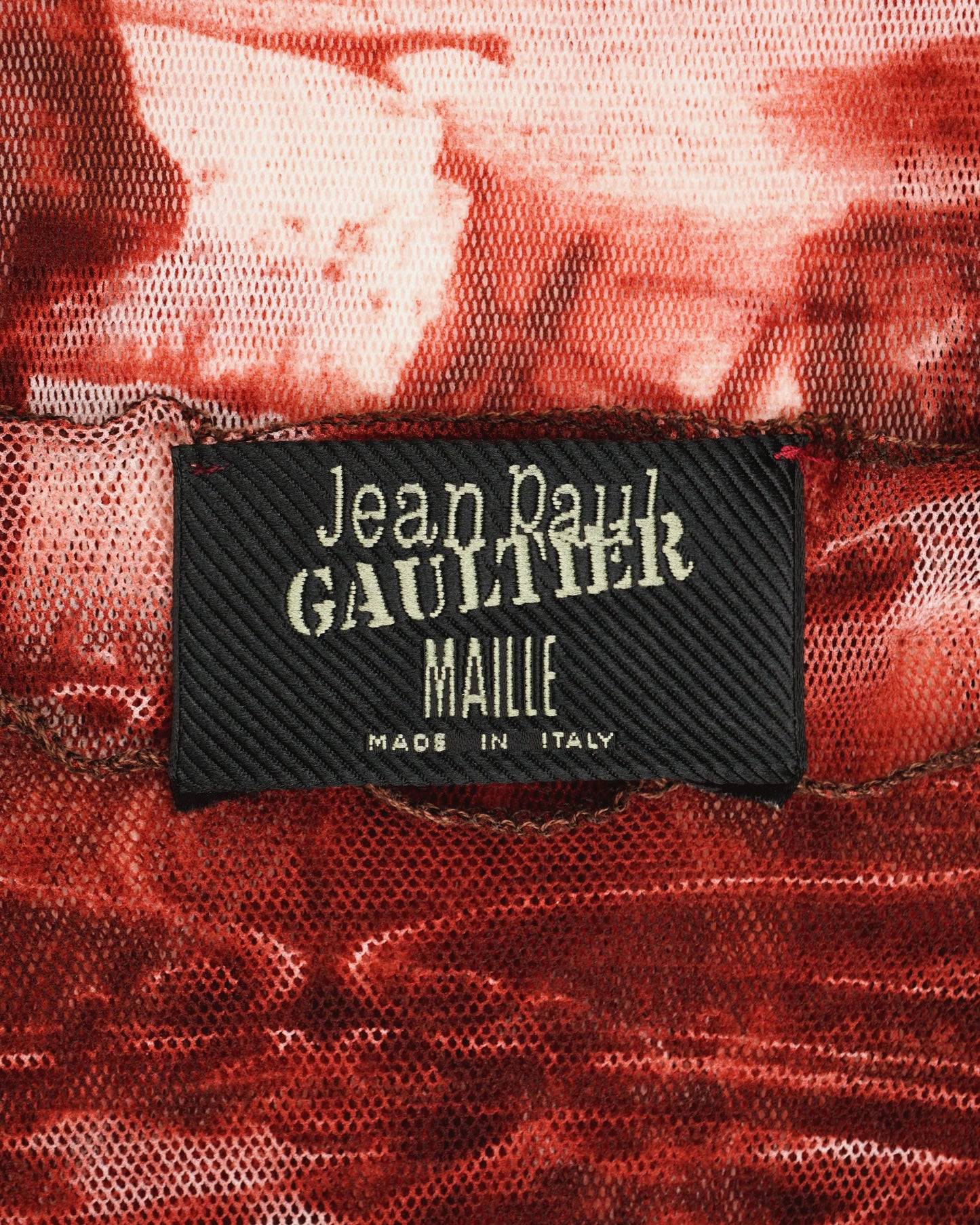 Jean Paul Gaultier SS98 Frida Kahlo French Coutyard Mesh Longsleeve