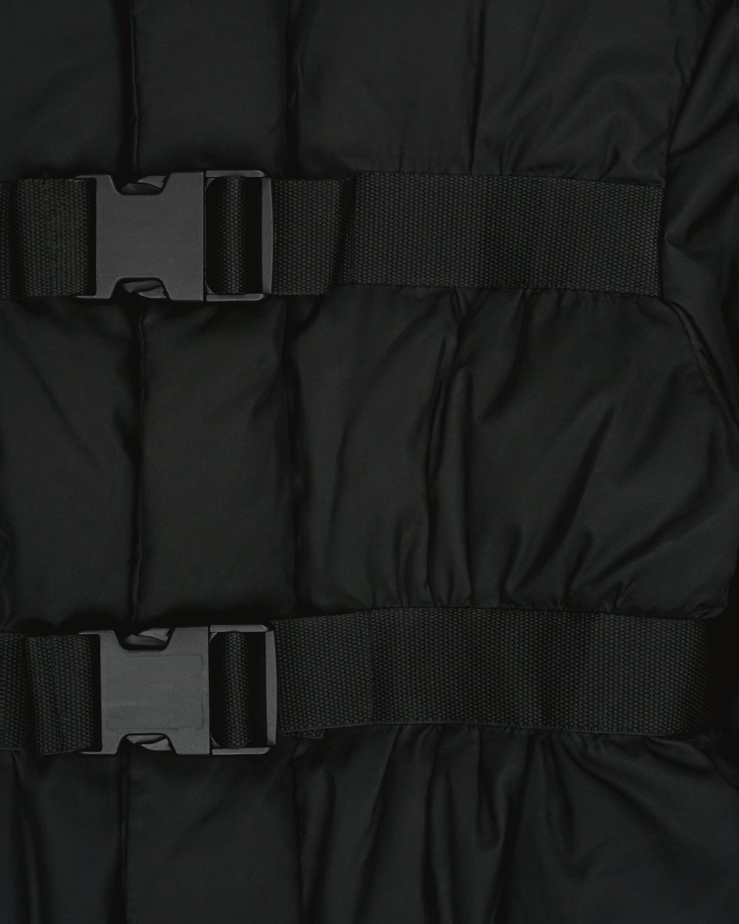 Jean Paul Gaultier AW03 Belted Bondage Puffer Jacket