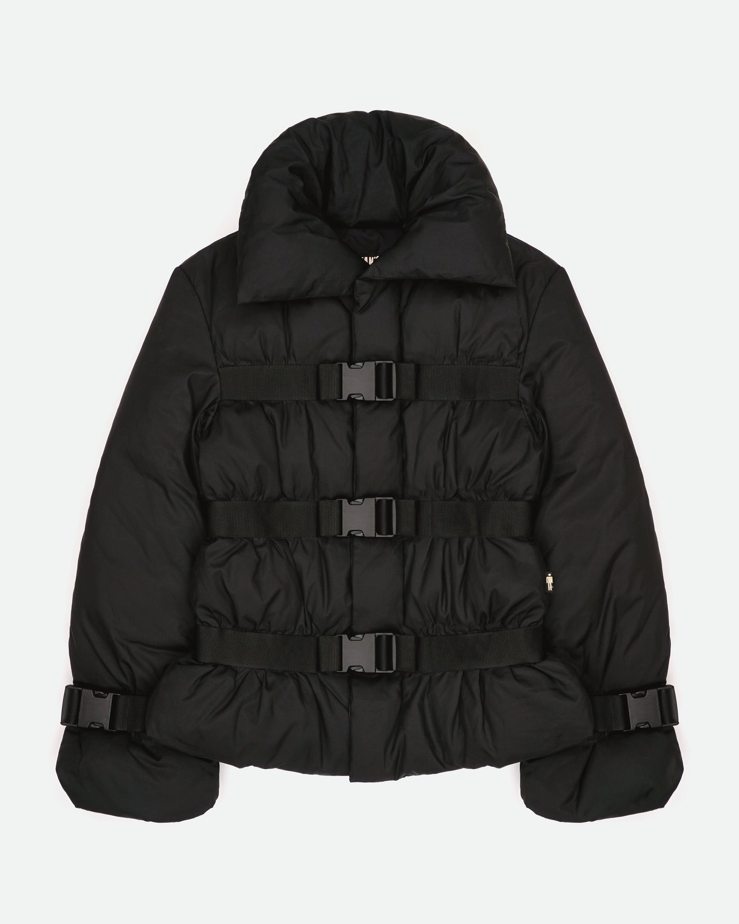 Jean Paul Gaultier AW03 Belted Bondage Puffer Jacket