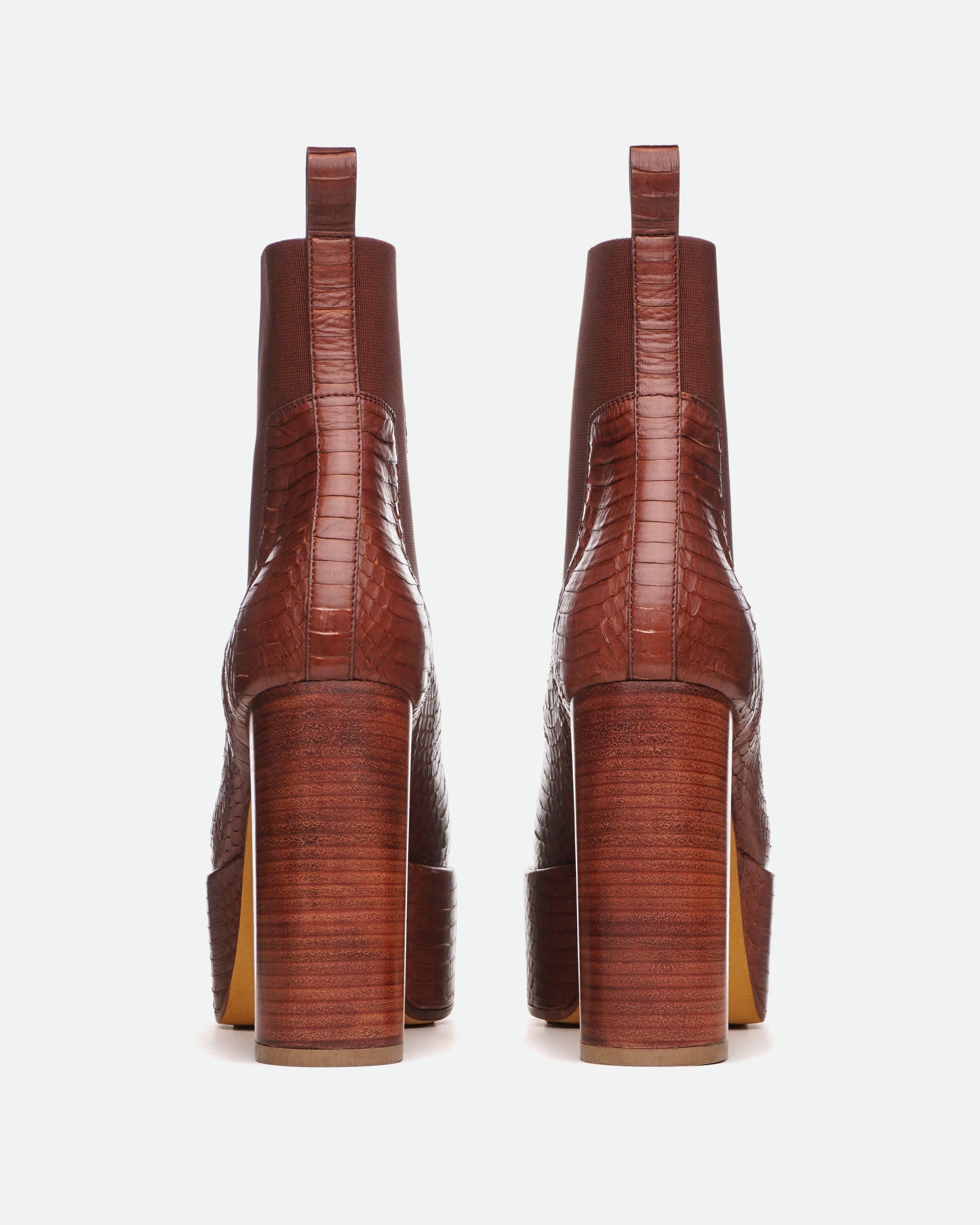Rick Owens SS21 Phlegethon Sample Python Kiss Heels